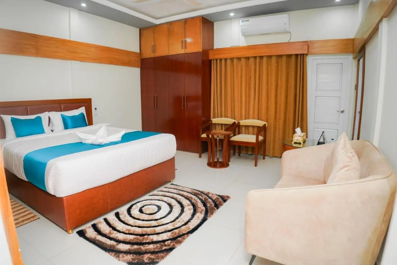 Living room, Bed in secret paradise sylhet