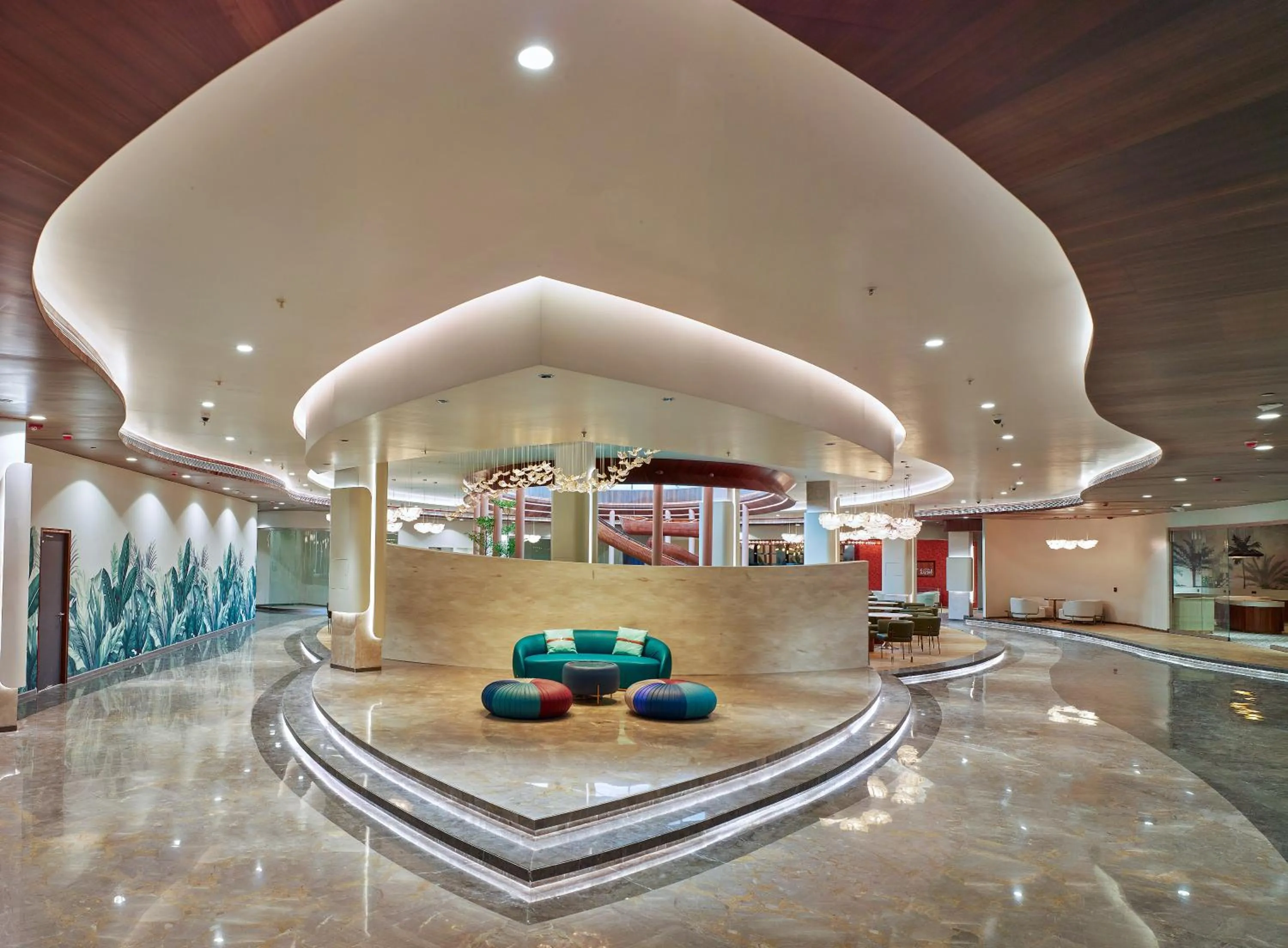 Living room in 0484 Aero Lounge-Terminal 2 Cochin Airport Hotel