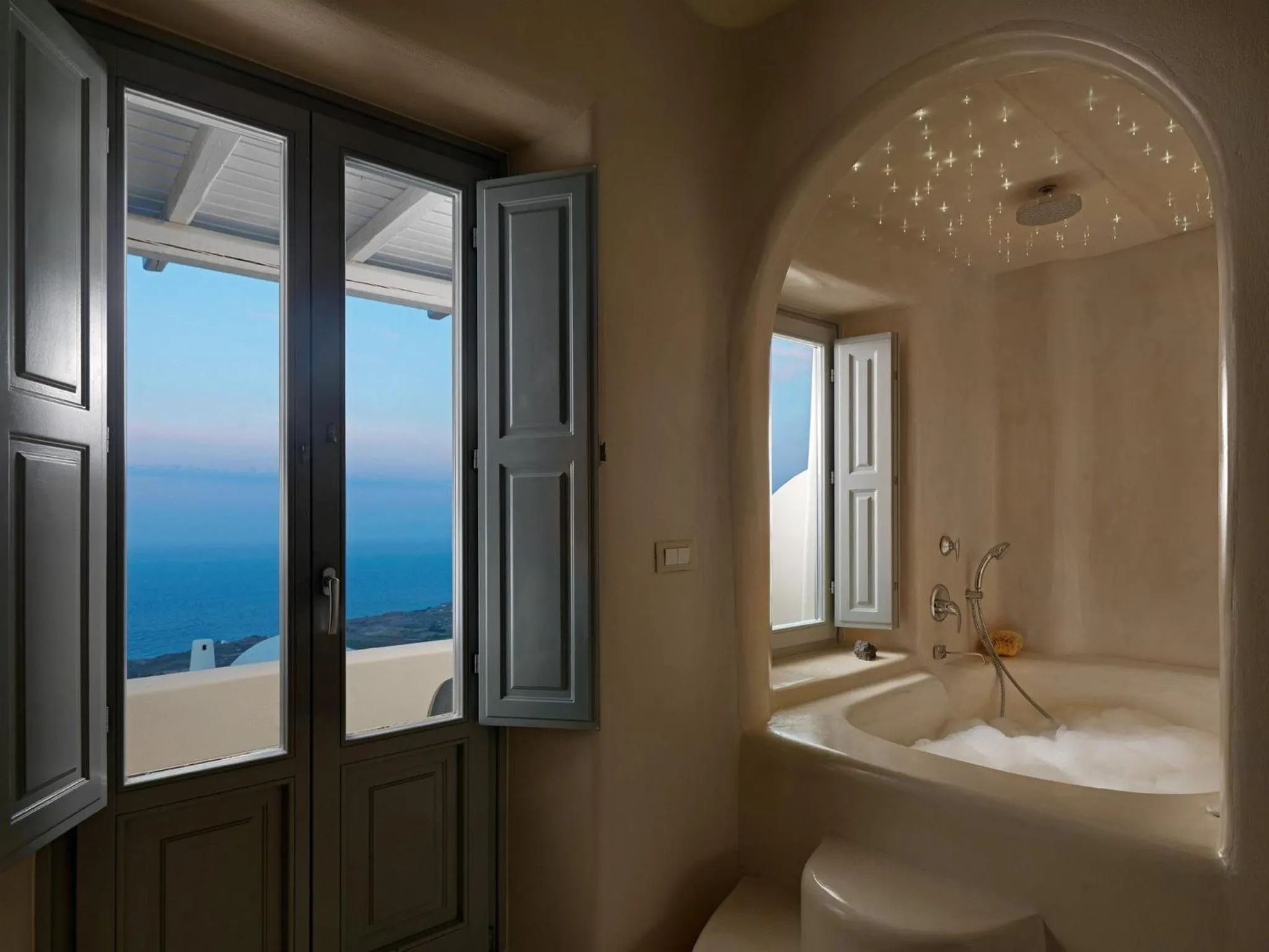 Bathroom in Dome Santorini Resort