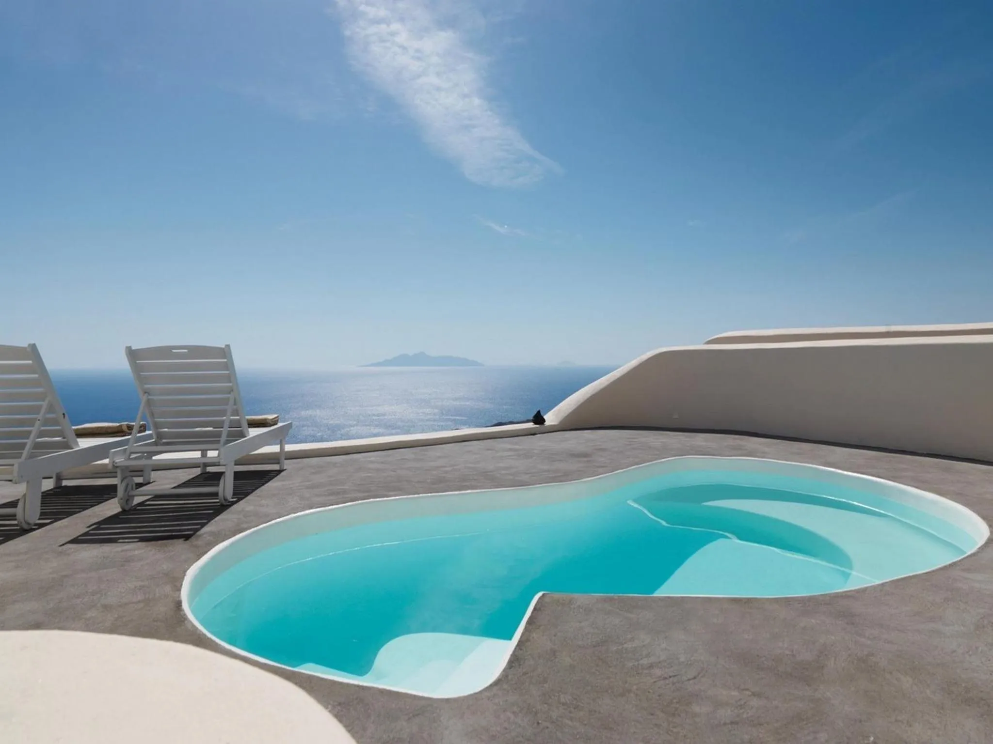 Swimming pool in Dome Santorini Resort