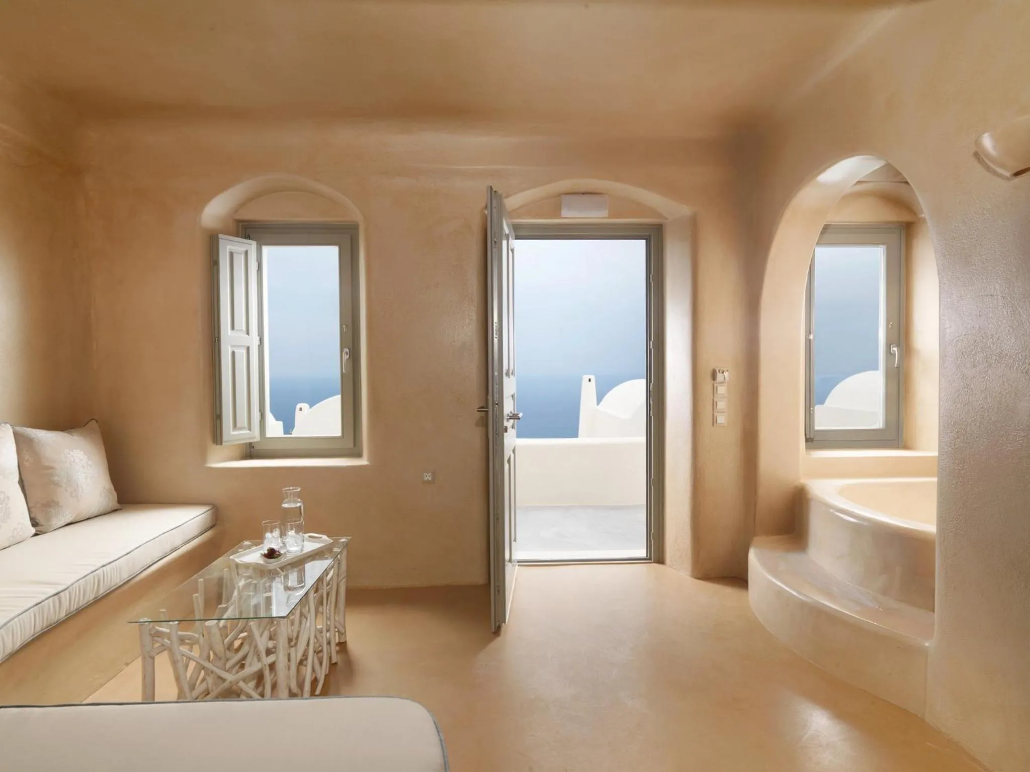 Bathroom in Dome Santorini Resort