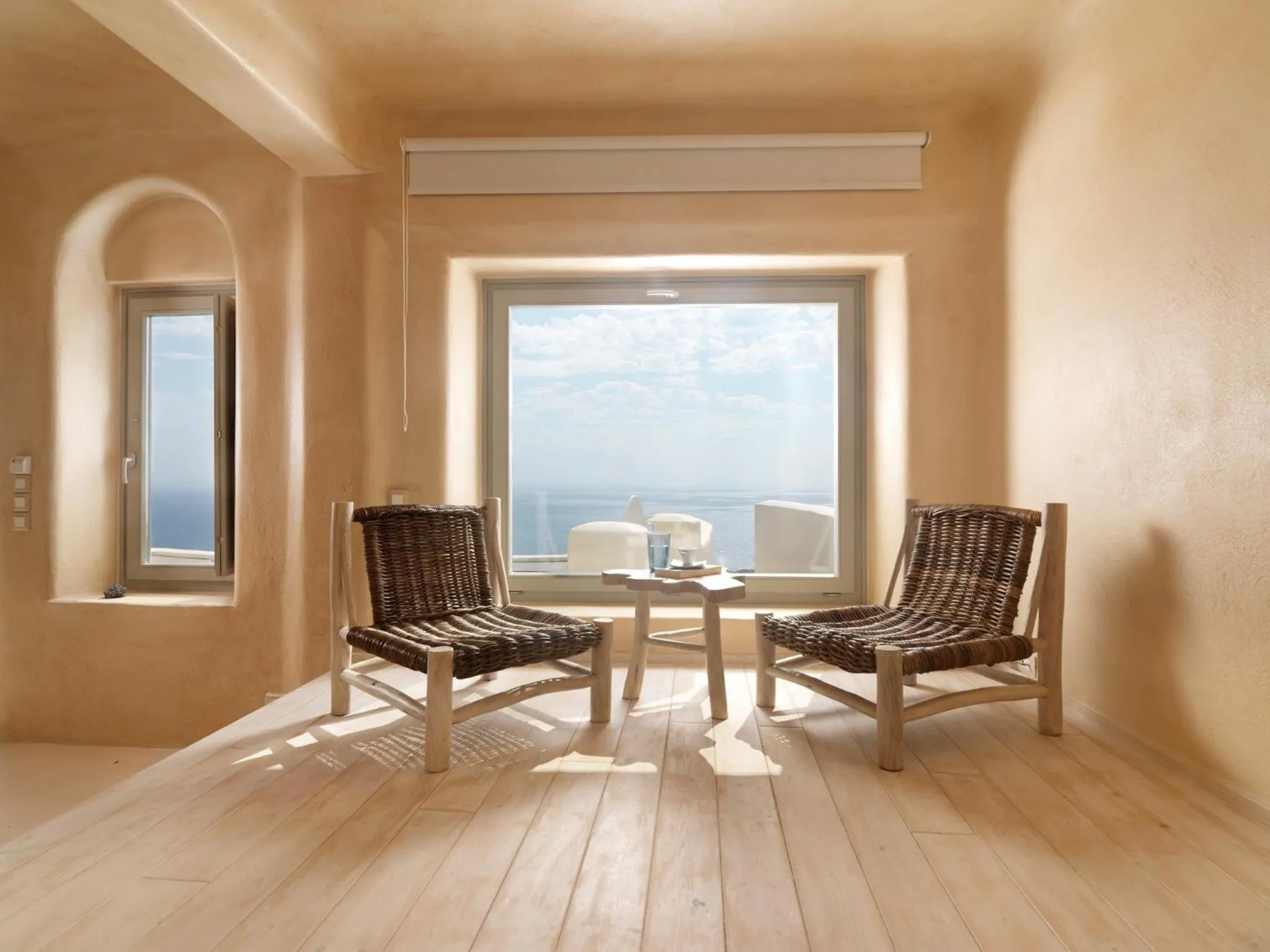 Living room in Dome Santorini Resort