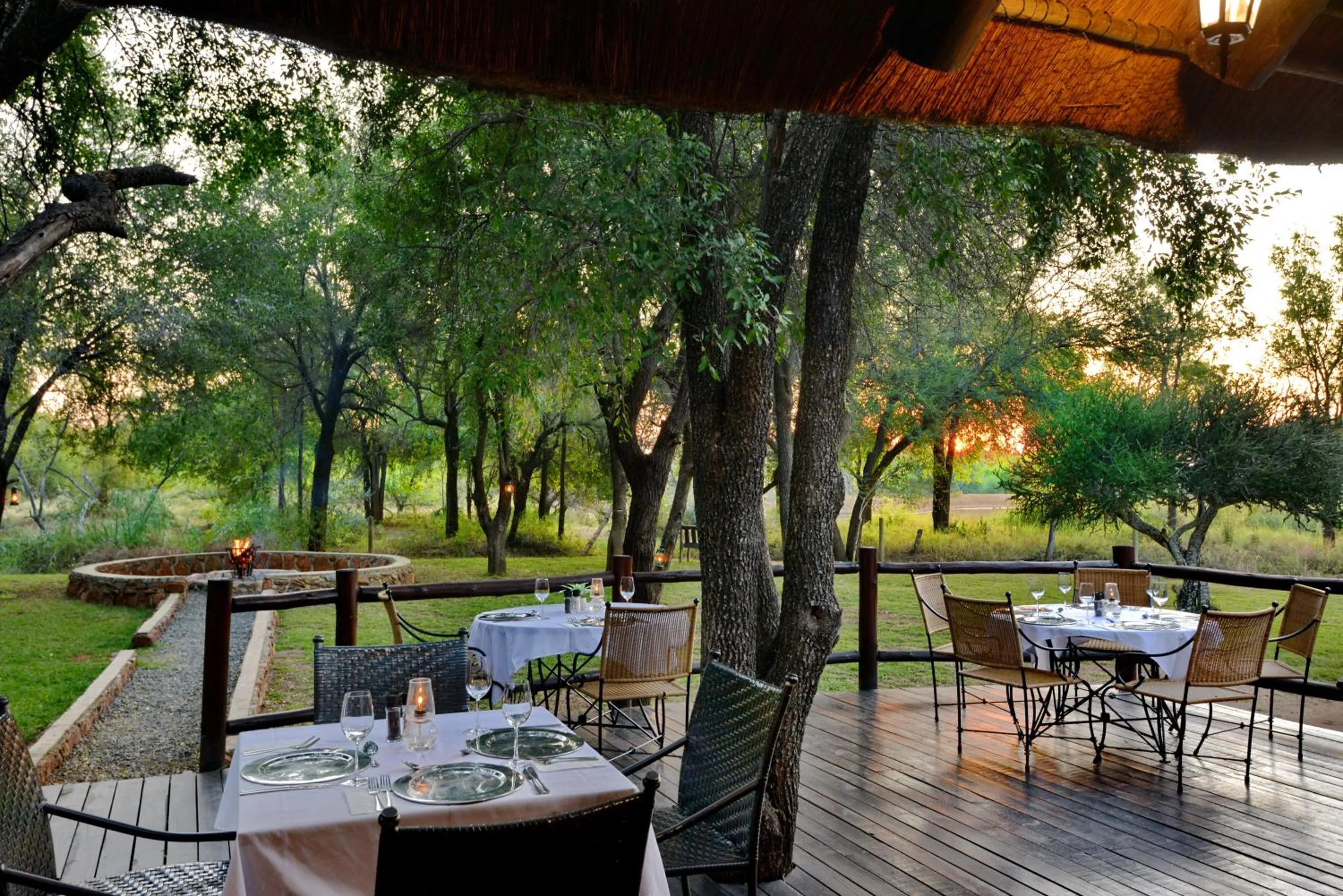 Garden in Black Rhino Game Lodge