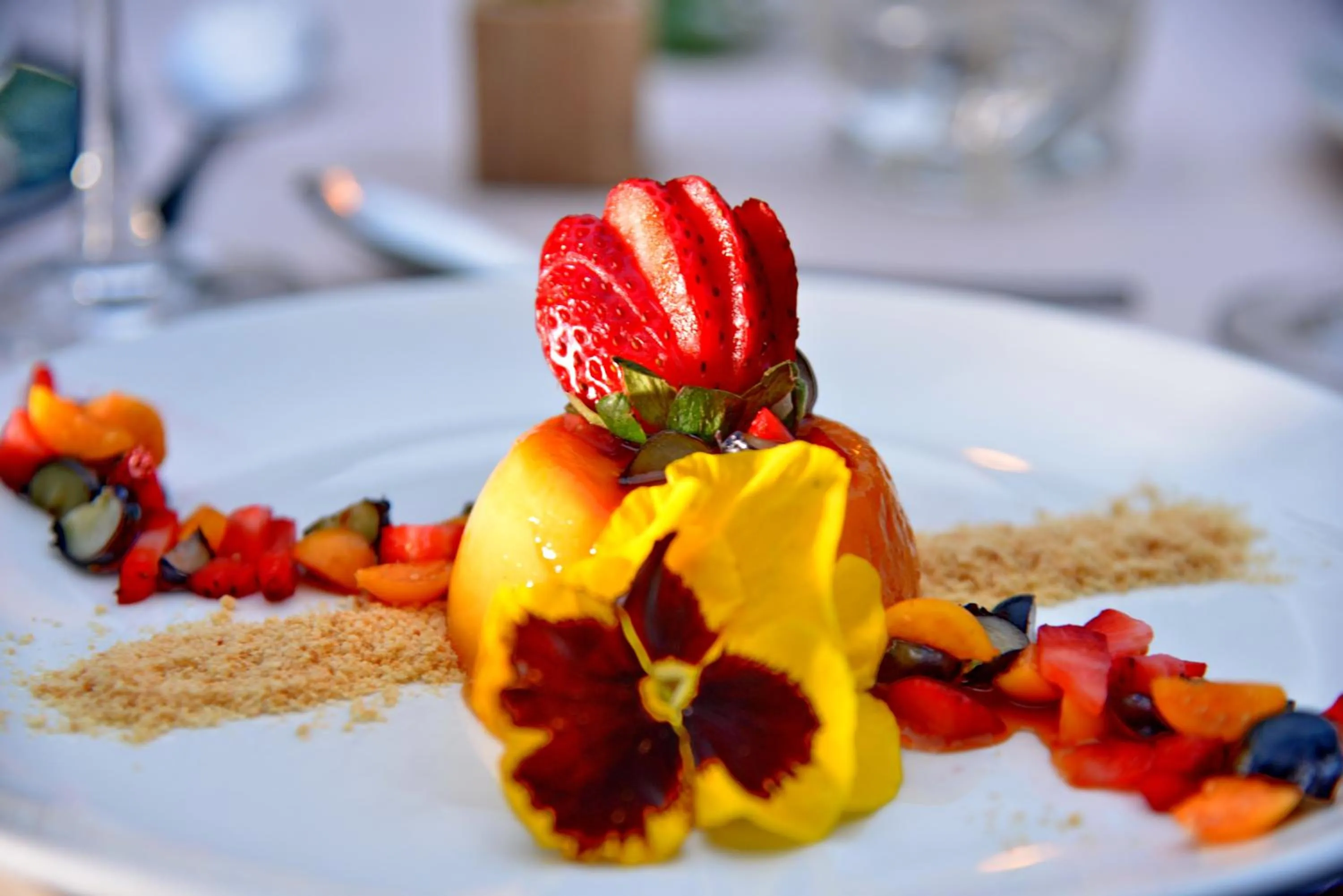 Food close-up in Black Rhino Game Lodge