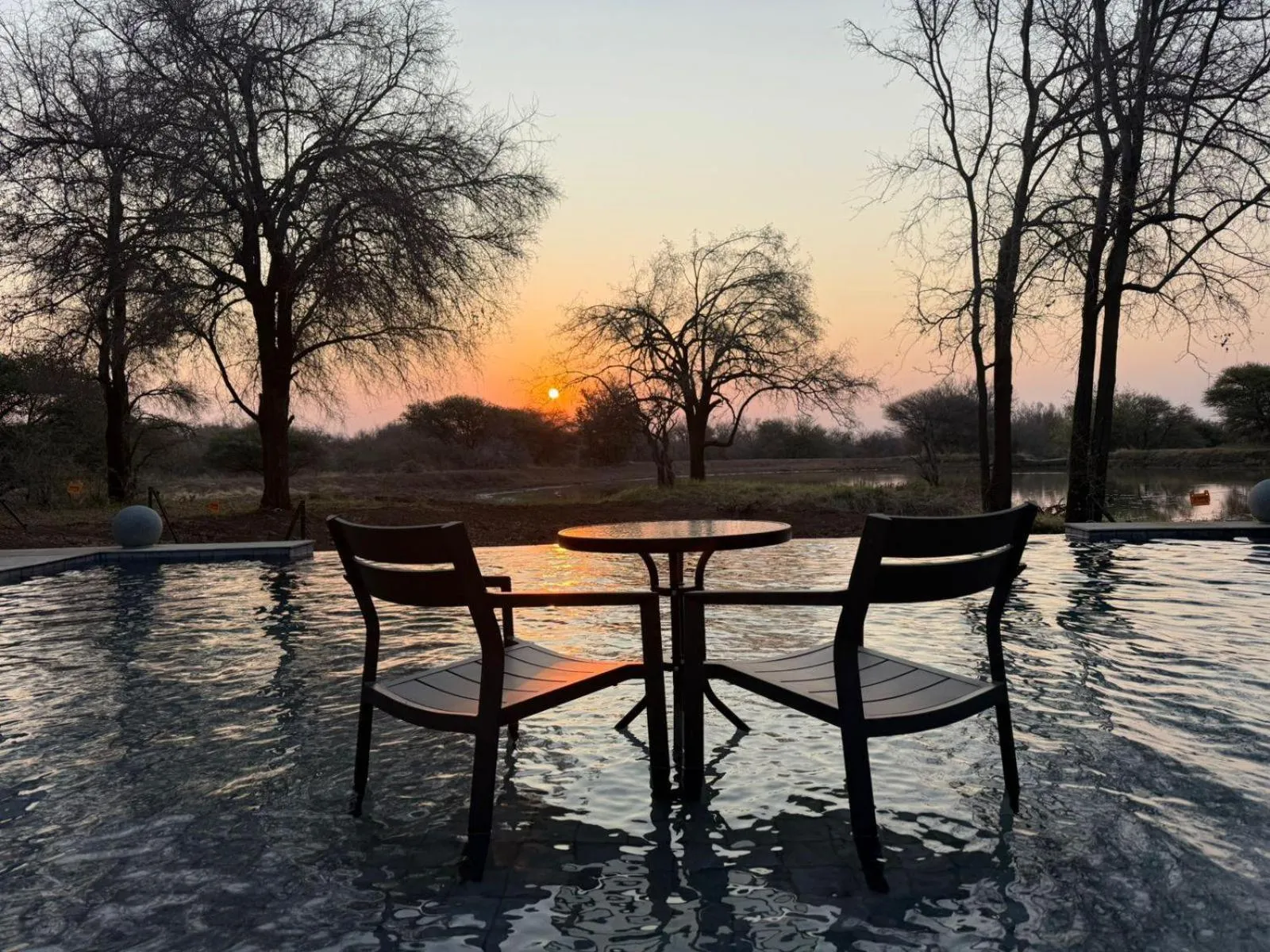 Swimming pool in Black Rhino Game Lodge