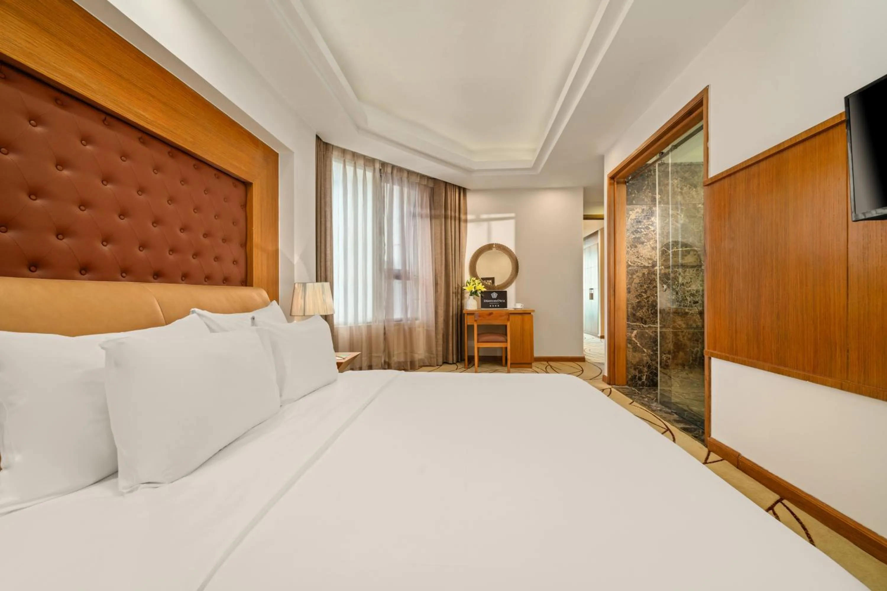 Bed in Diamond Sea Hotel