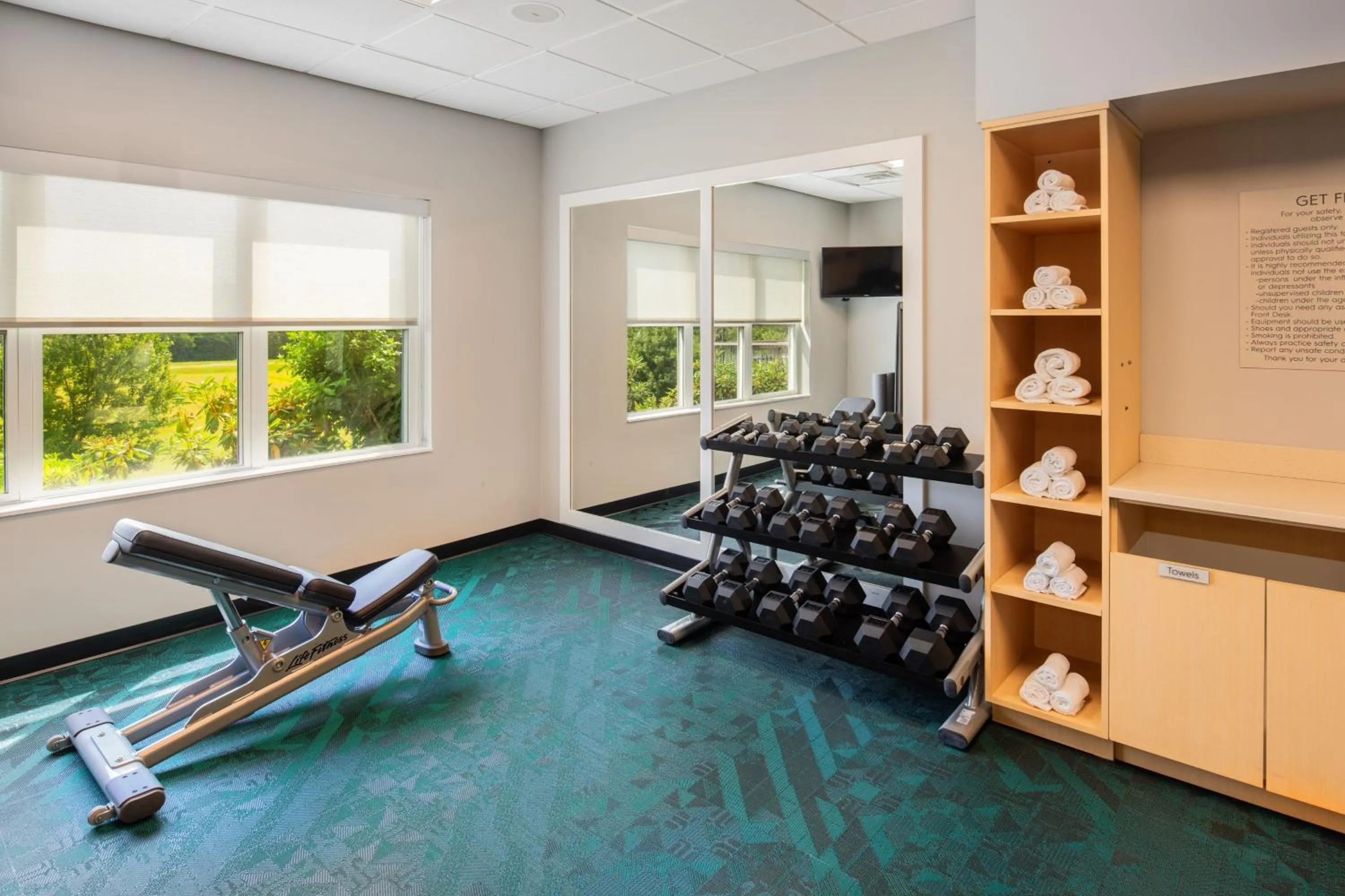 Fitness centre/facilities in TownePlace Suites by Marriott Wareham Buzzards Bay