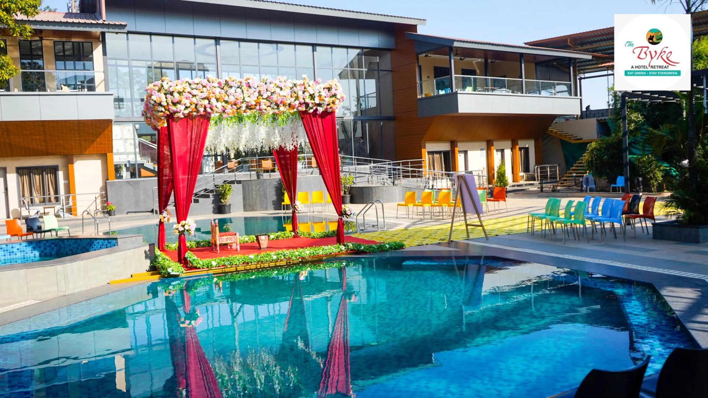 Decorative detail in The Byke Shanti Villa - Mahableshwar