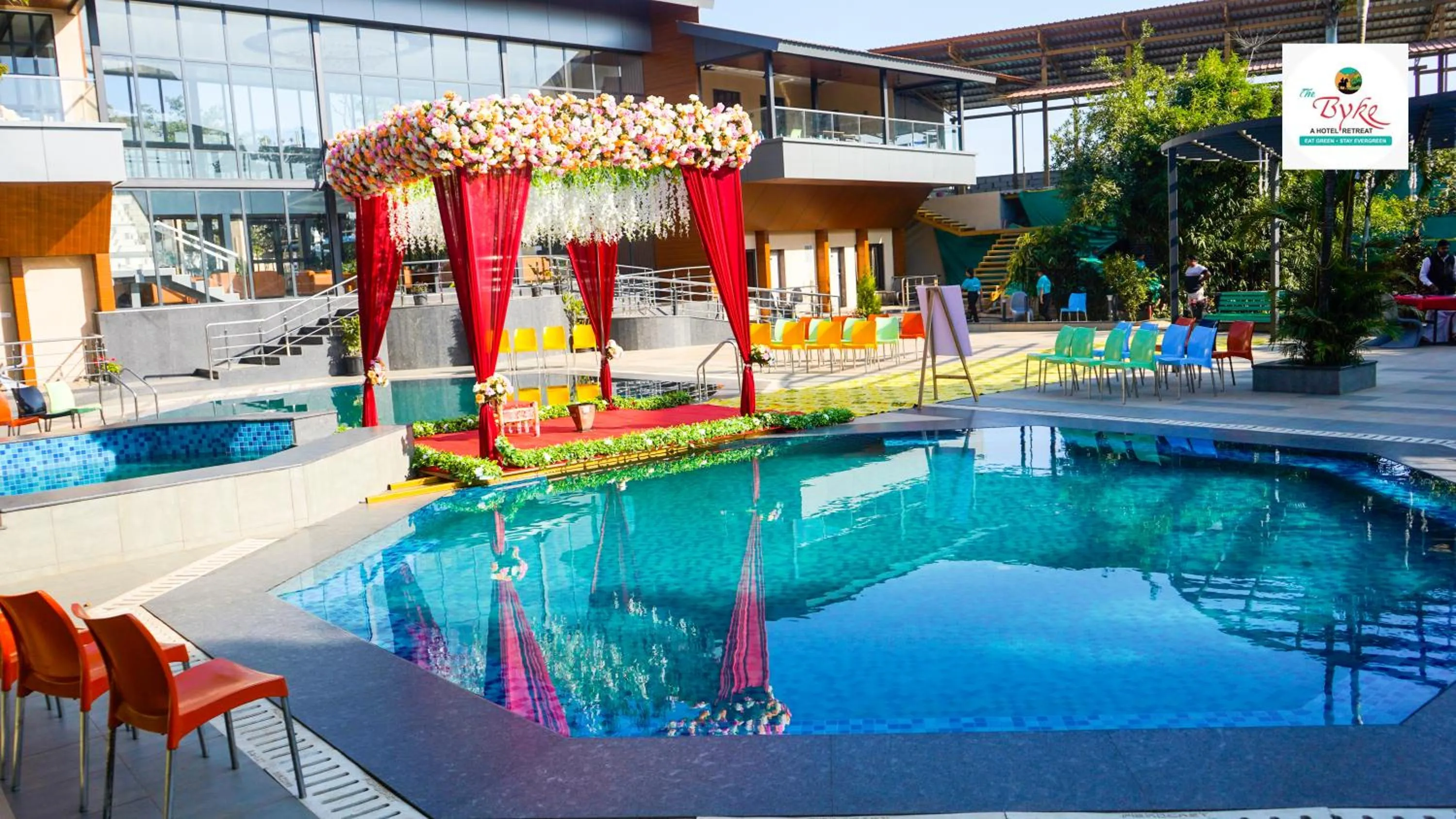 Decorative detail in The Byke Shanti Villa - Mahableshwar