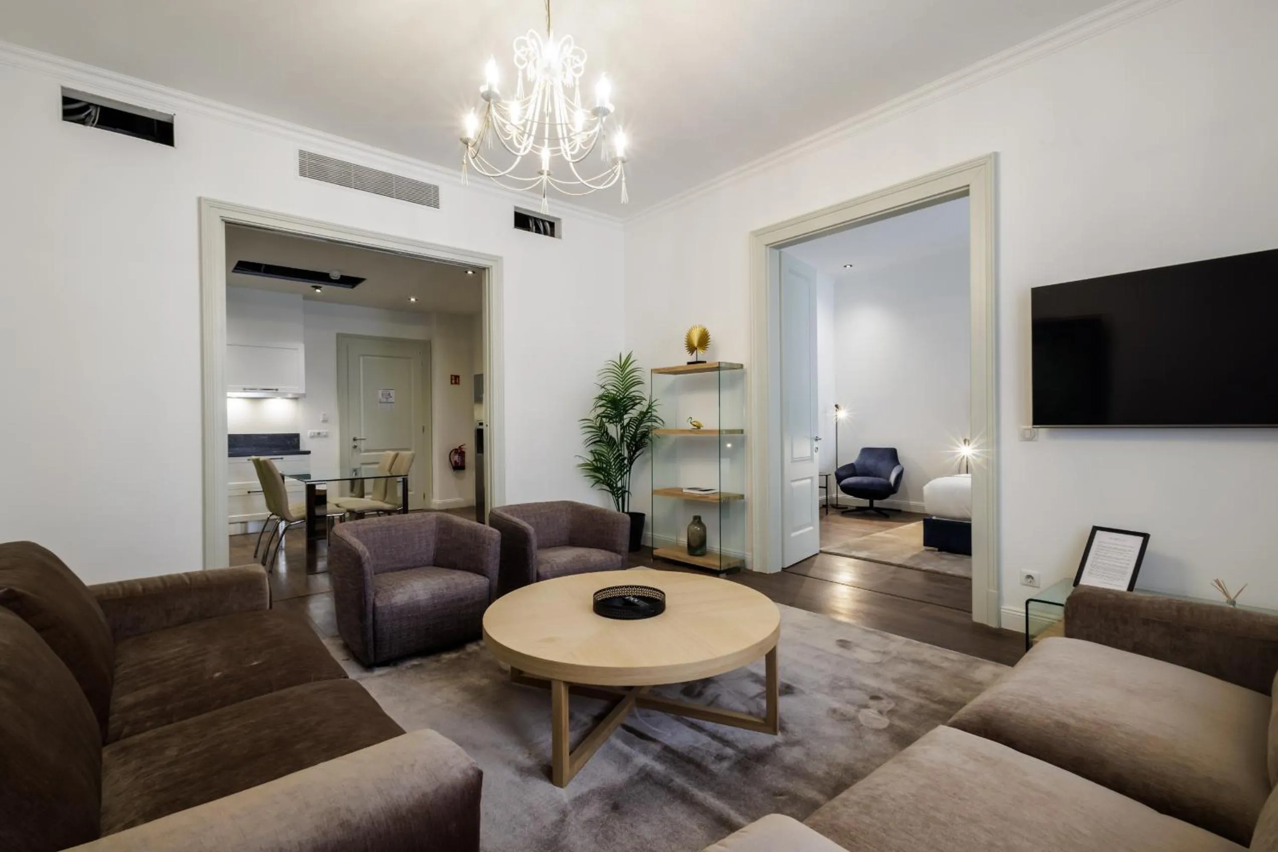 Living room in Kozmo Residences Budapest