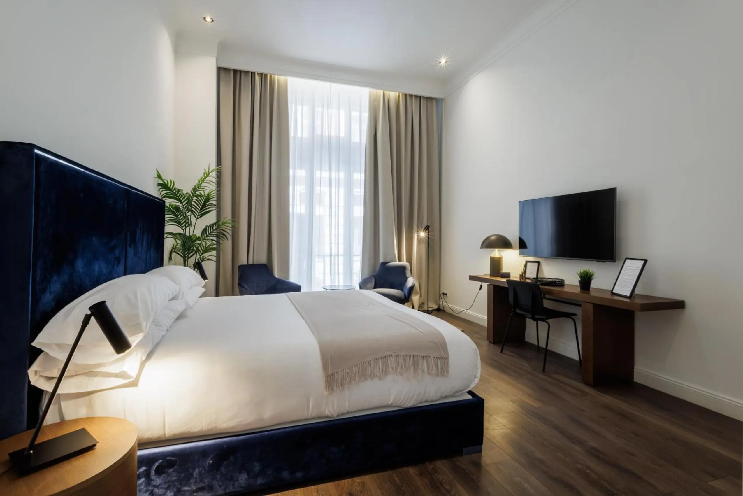 Bed in Kozmo Residences Budapest