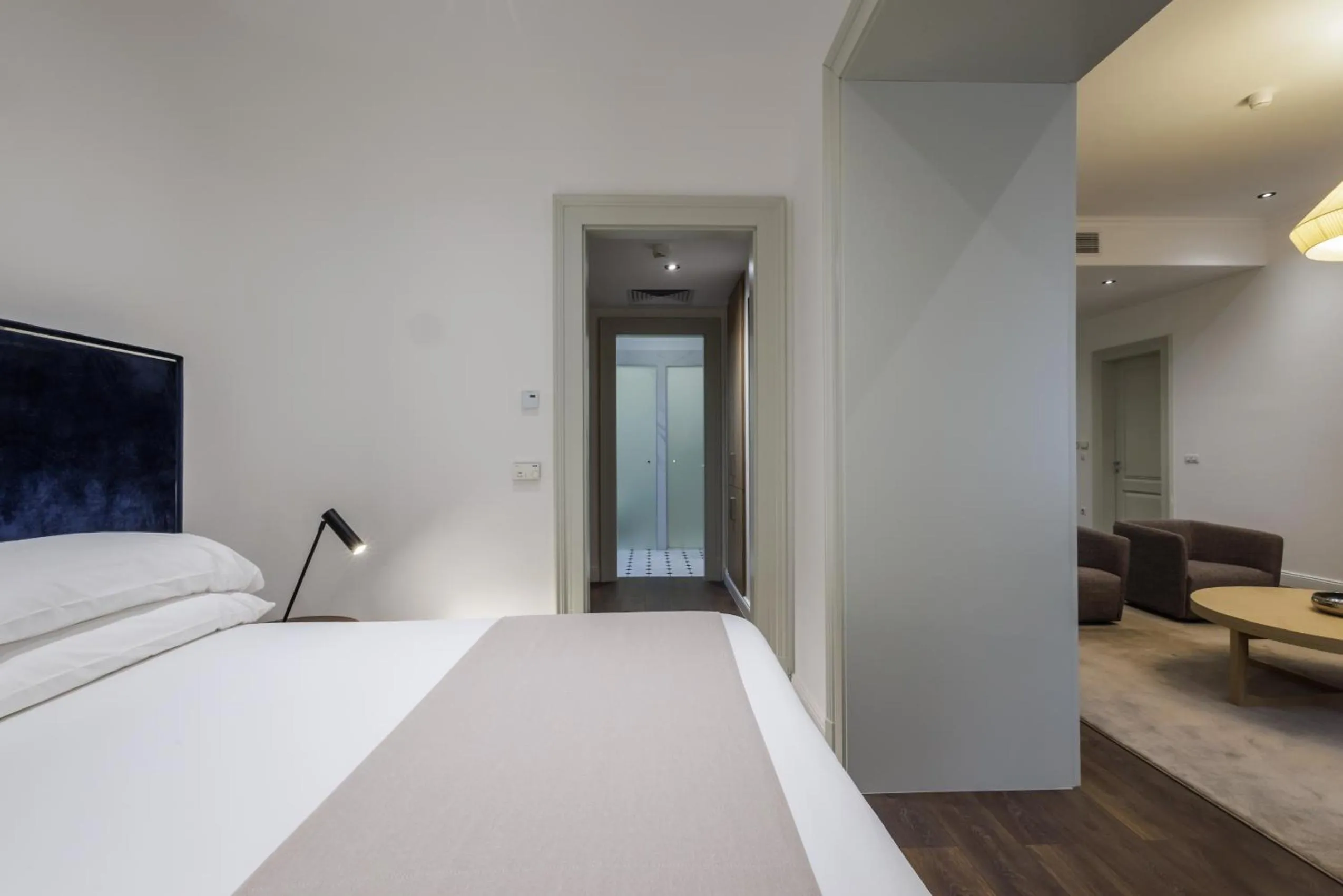Bed in Kozmo Residences Budapest