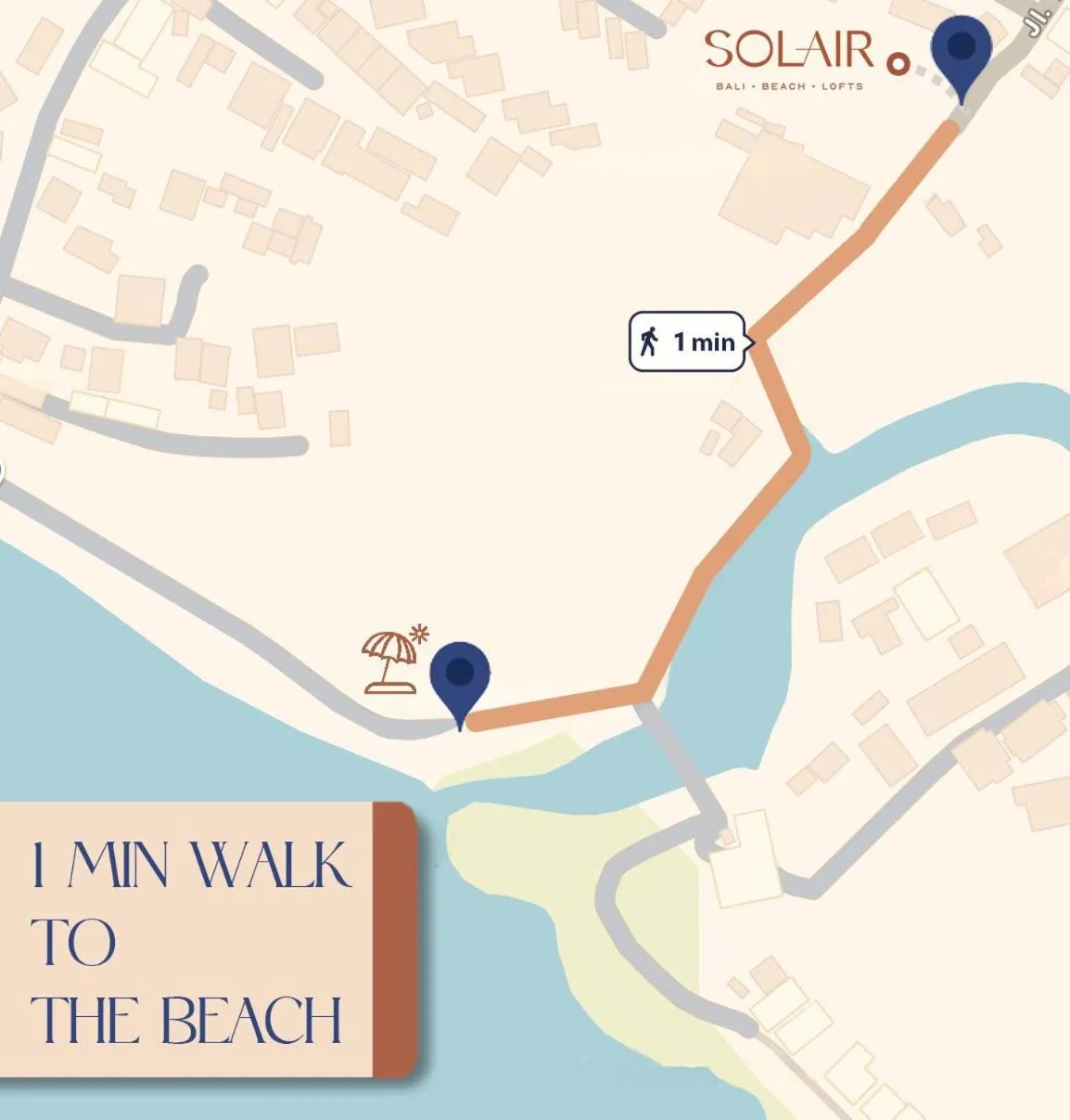 Beach in Solair Beach Lofts Pererenan