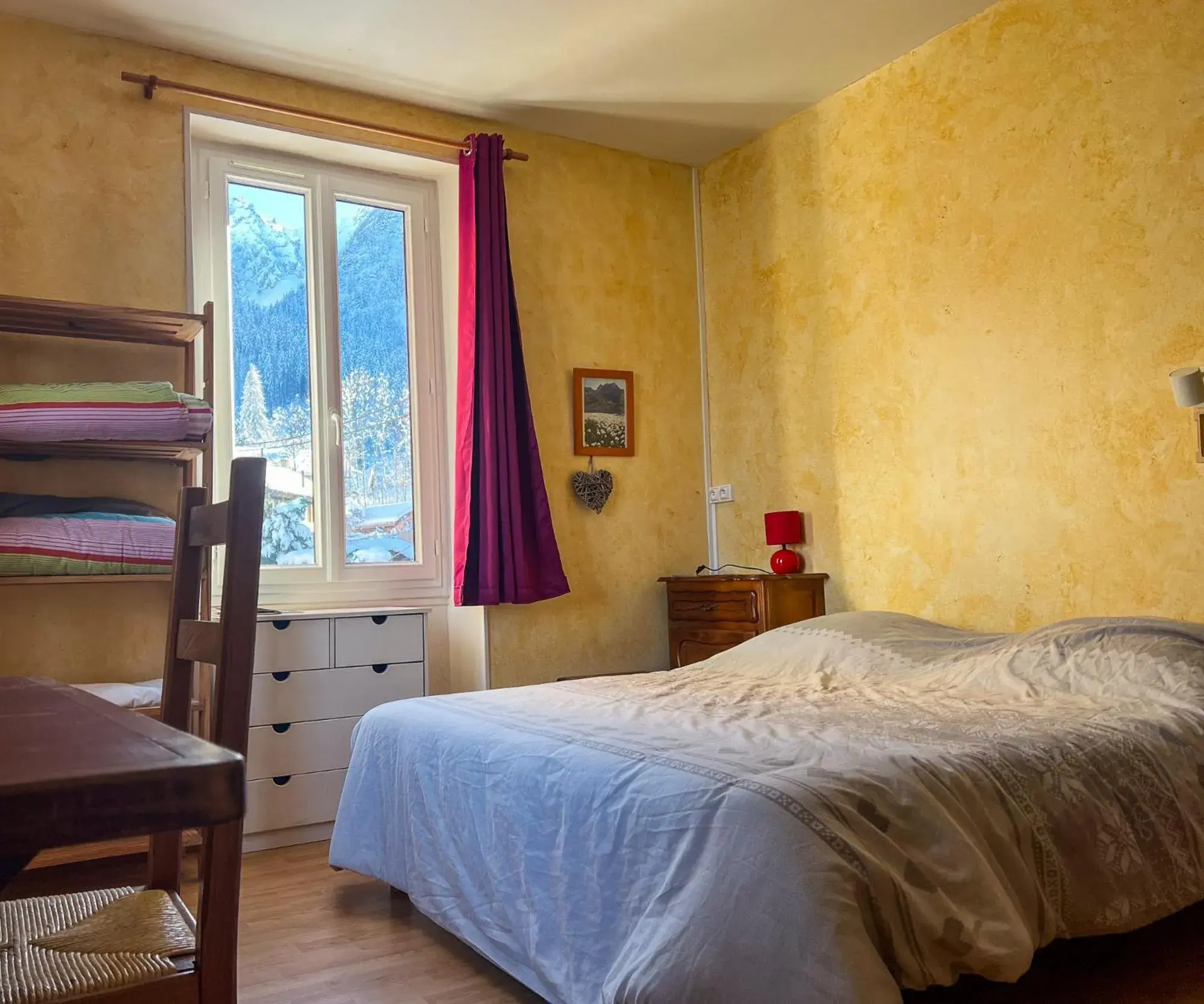 Family Room with Private Bathroom in Gite de la Martinette Family Room with Private Bathroom in Gite de la Martinette