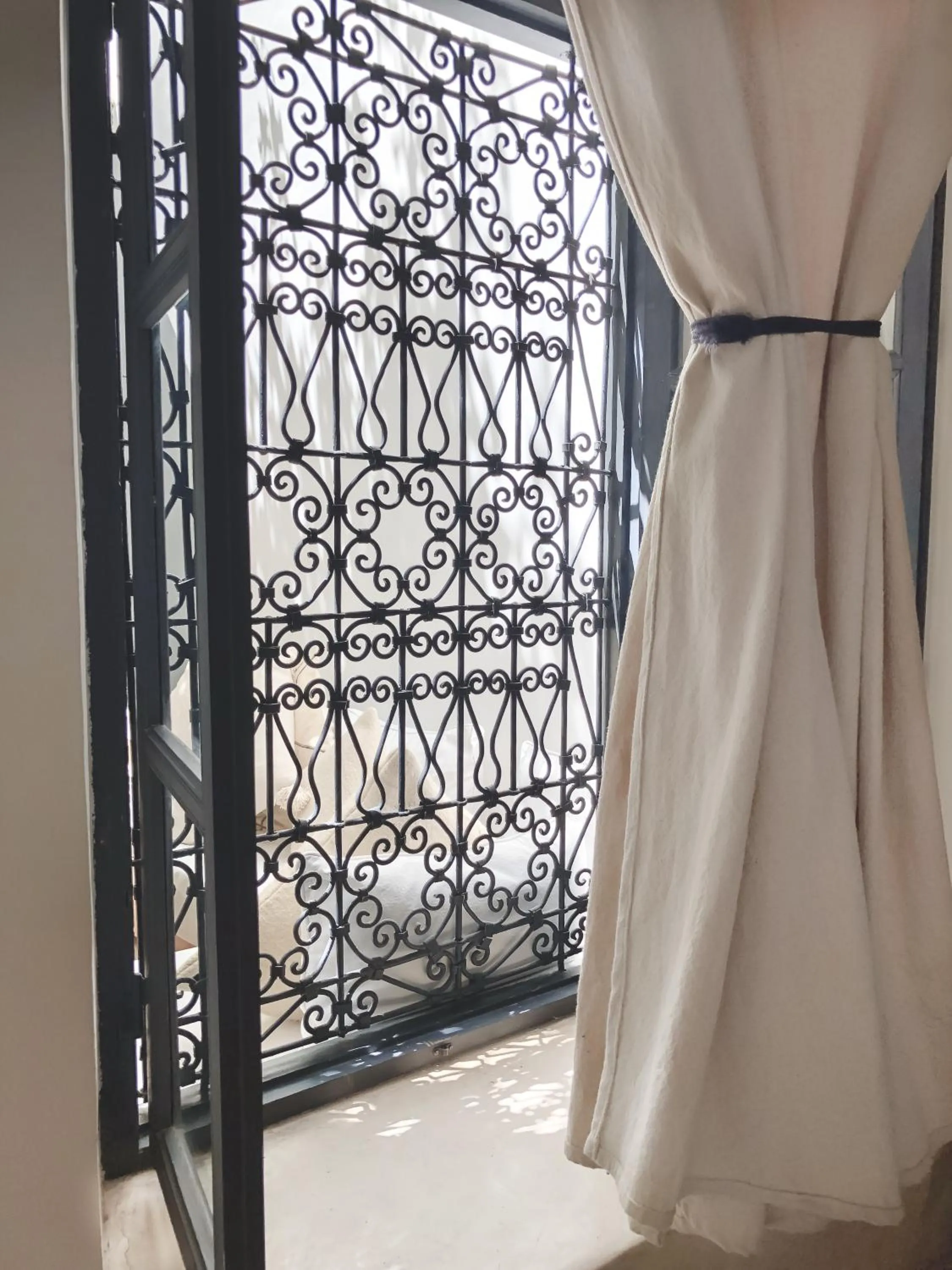 Inner courtyard view in Riad Dar-K