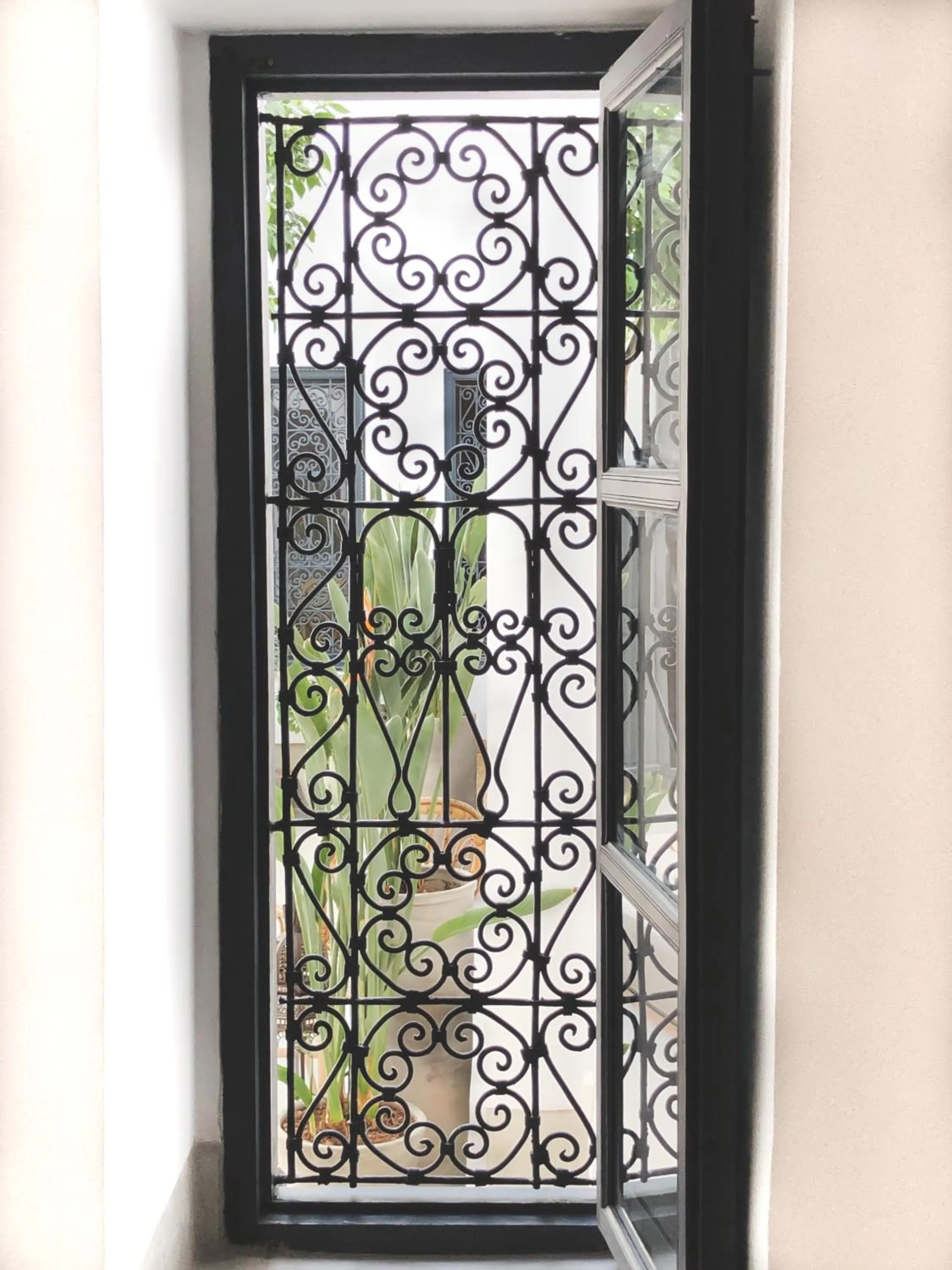 Inner courtyard view in Riad Dar-K