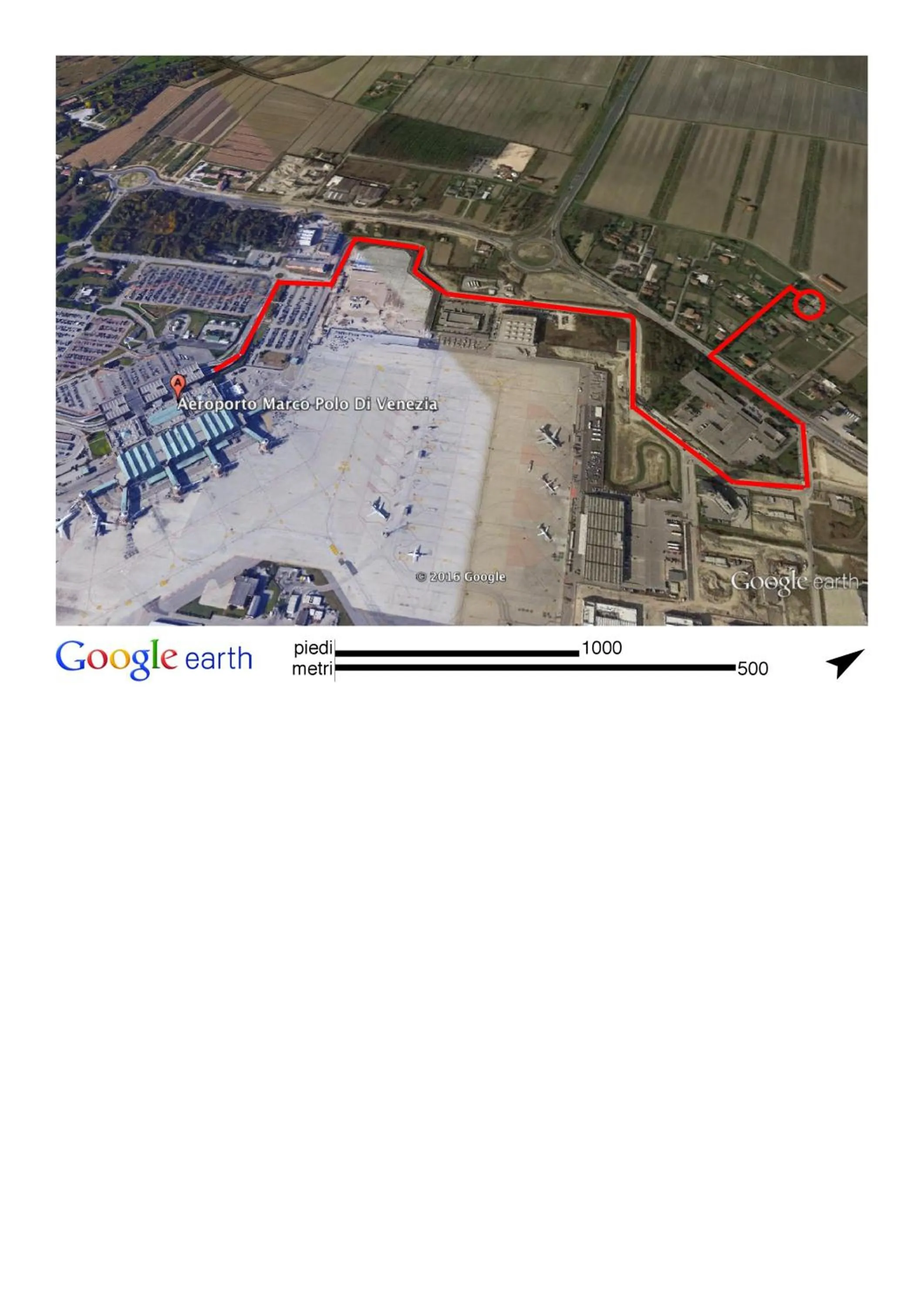 Location in B&B Airport Venice Diego 2