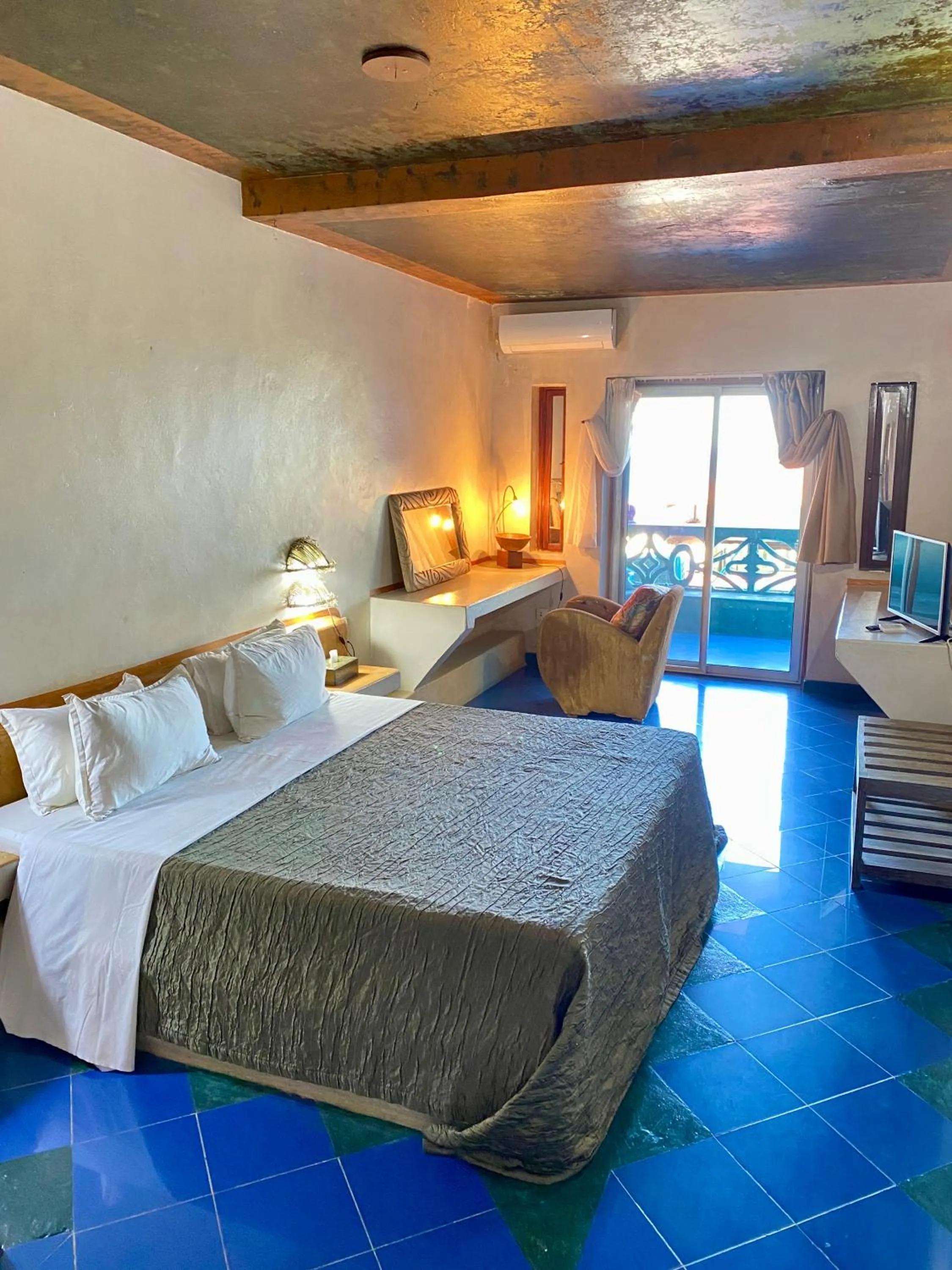 Bed in Hotel Sokhamon