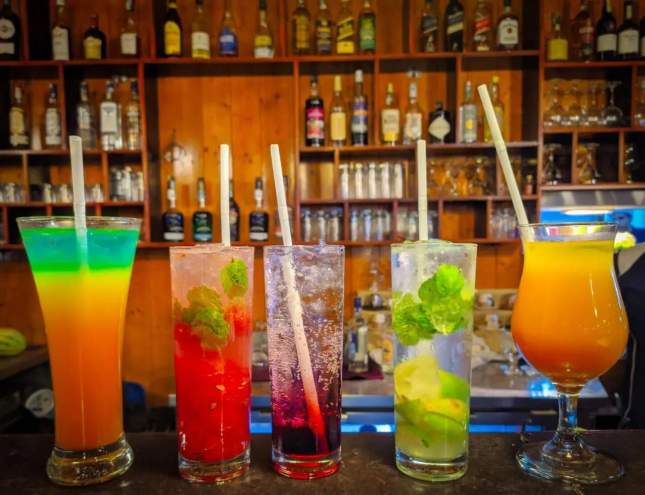 Lounge or bar in Blue Sand Beach Resort