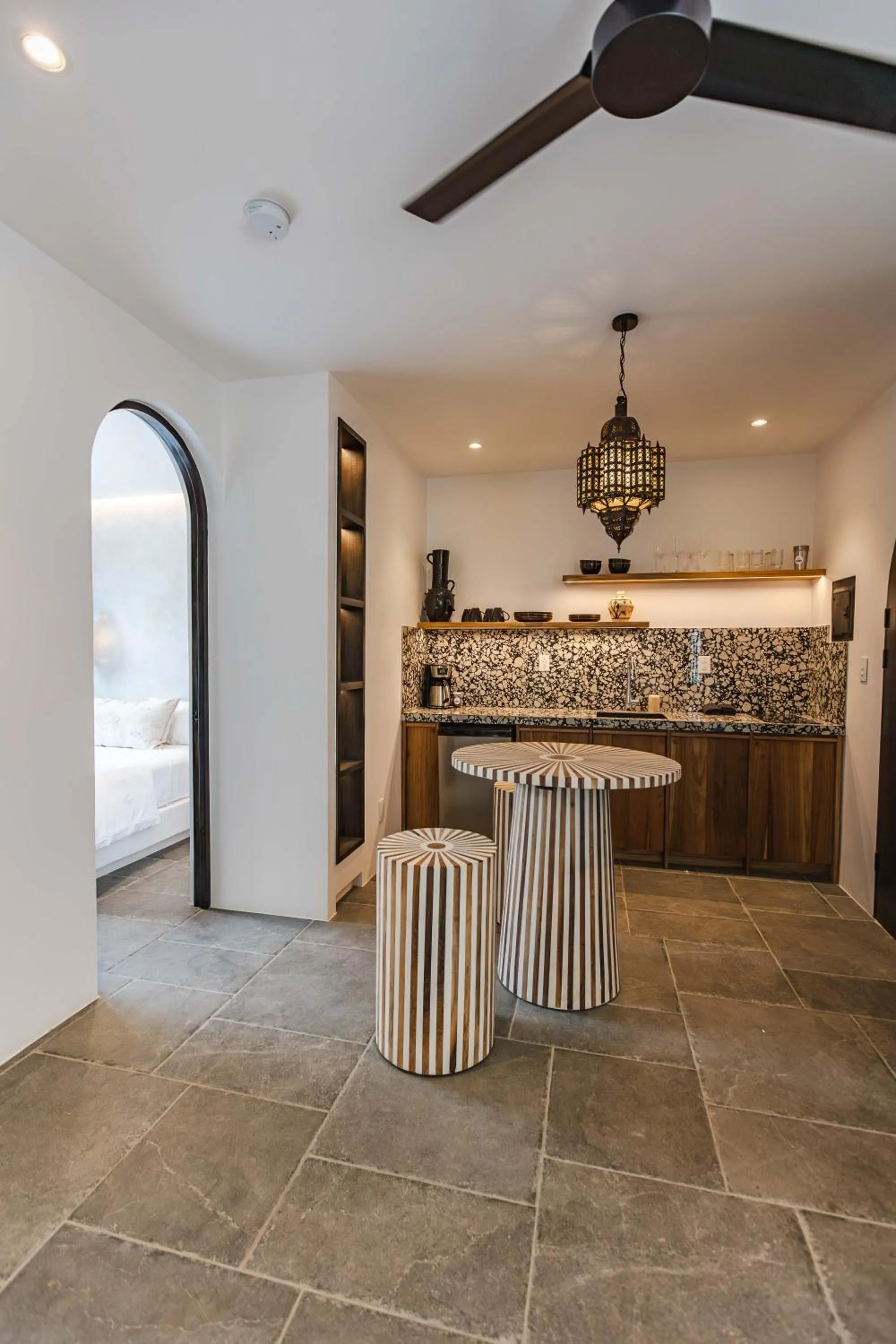 Kitchen or kitchenette in Domo Nosara Boutique Hotel