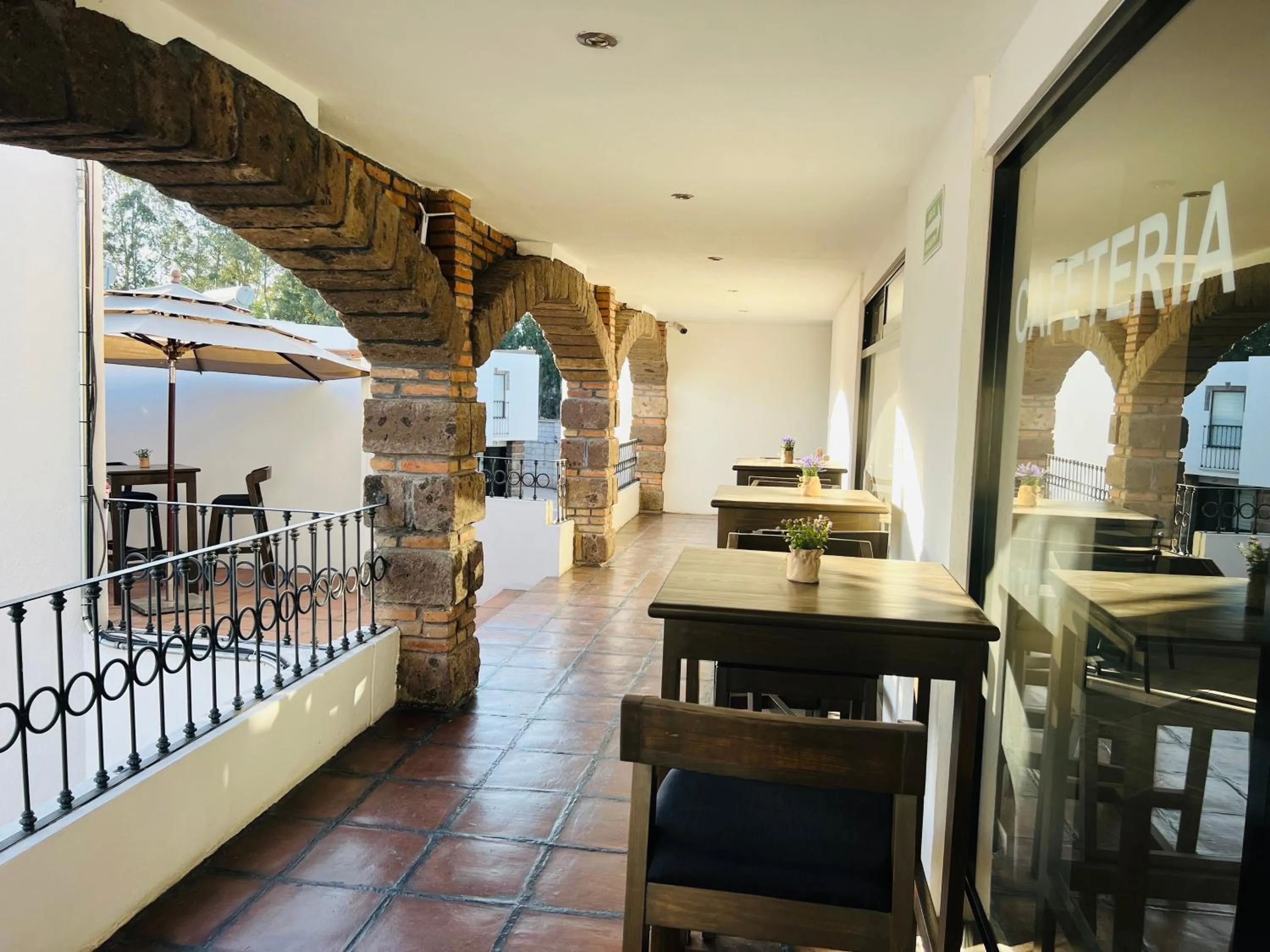 Dining area in QA Hotel