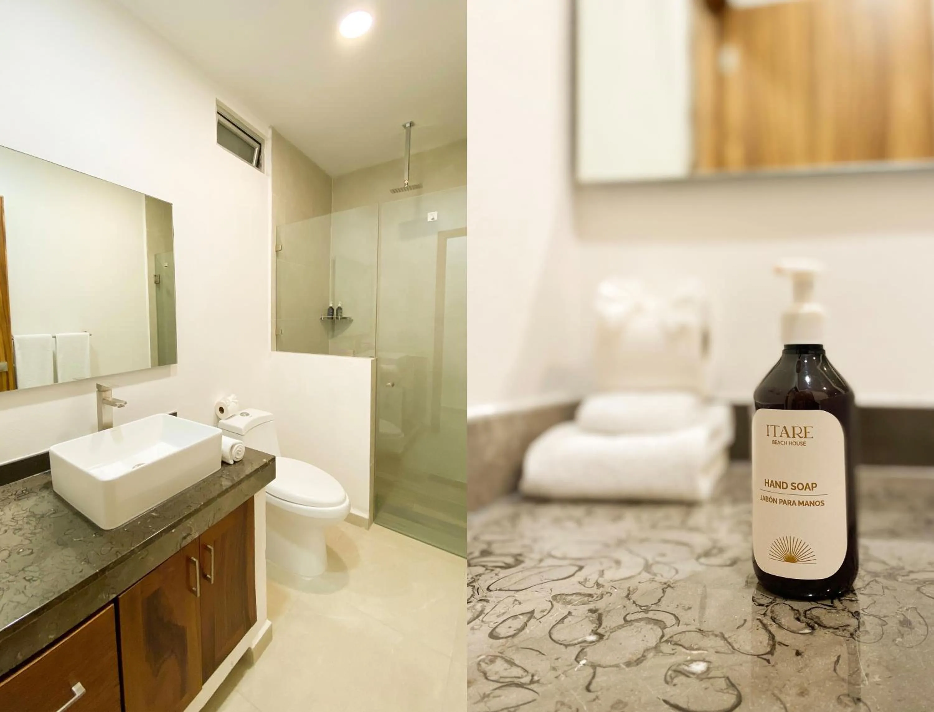 Shower in Itare Beach House