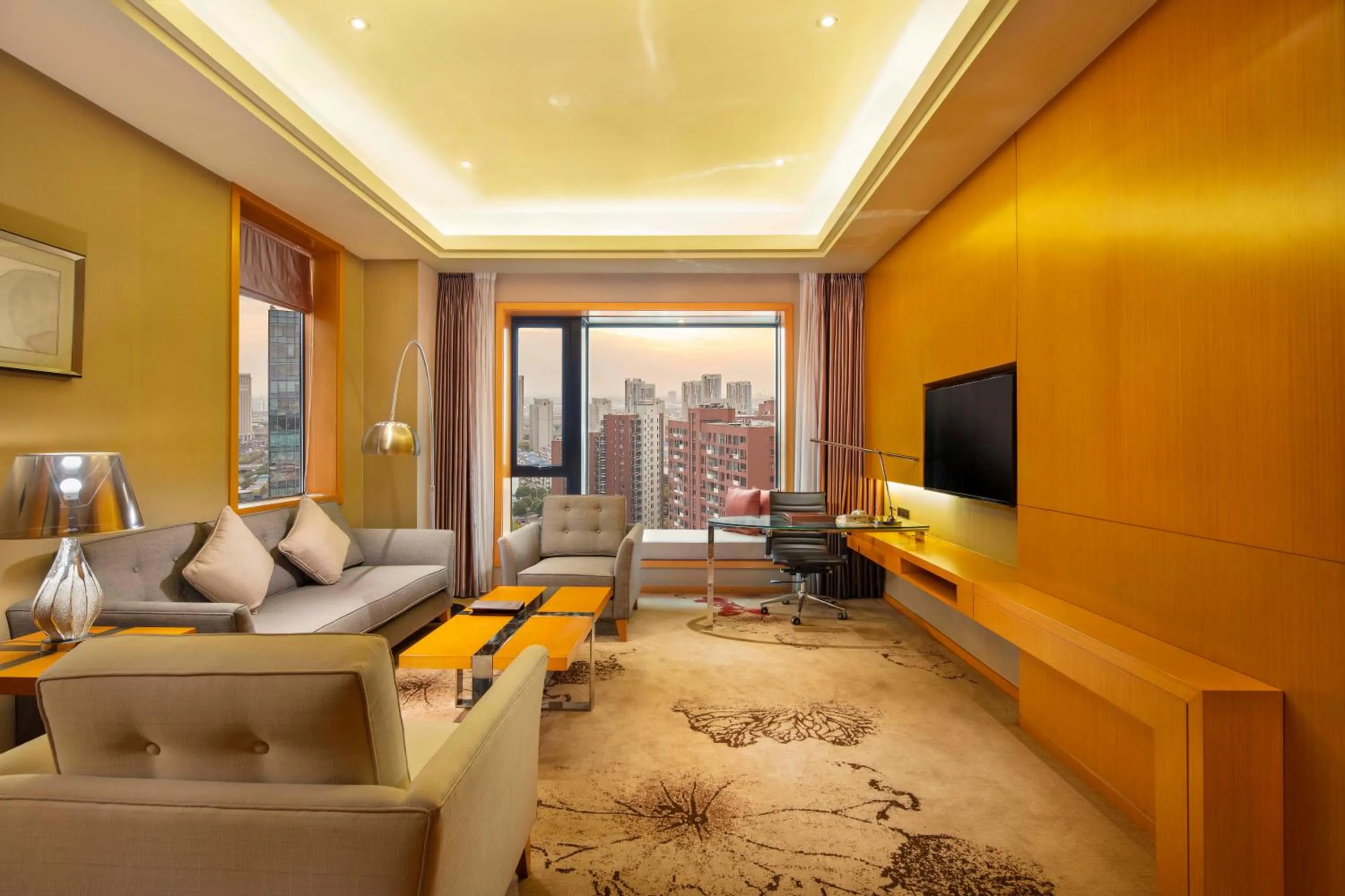 Seating area in Wyndham Shanghai Nanxiang