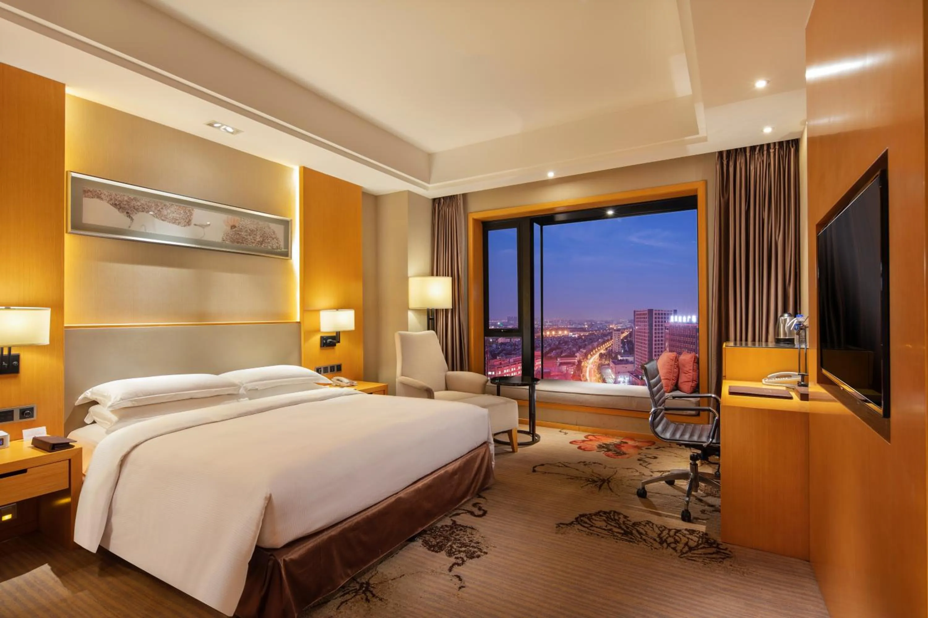 Bedroom, Bed in Wyndham Shanghai Nanxiang