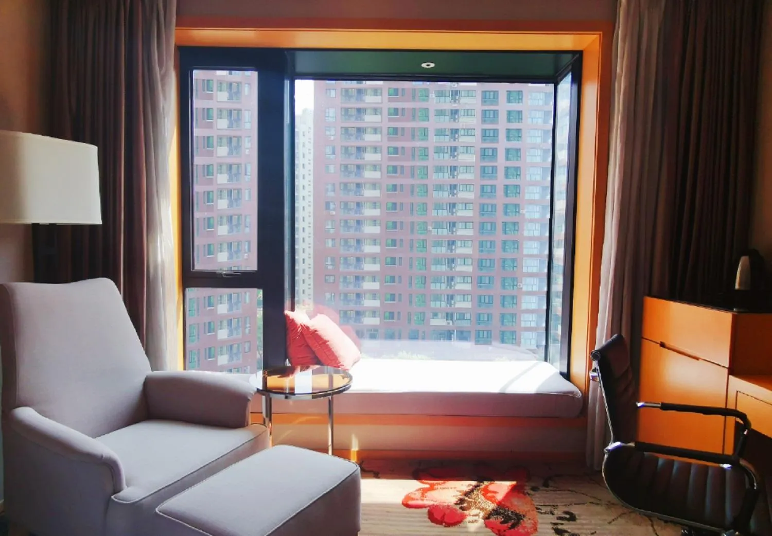 Seating area, Bed in Wyndham Shanghai Nanxiang