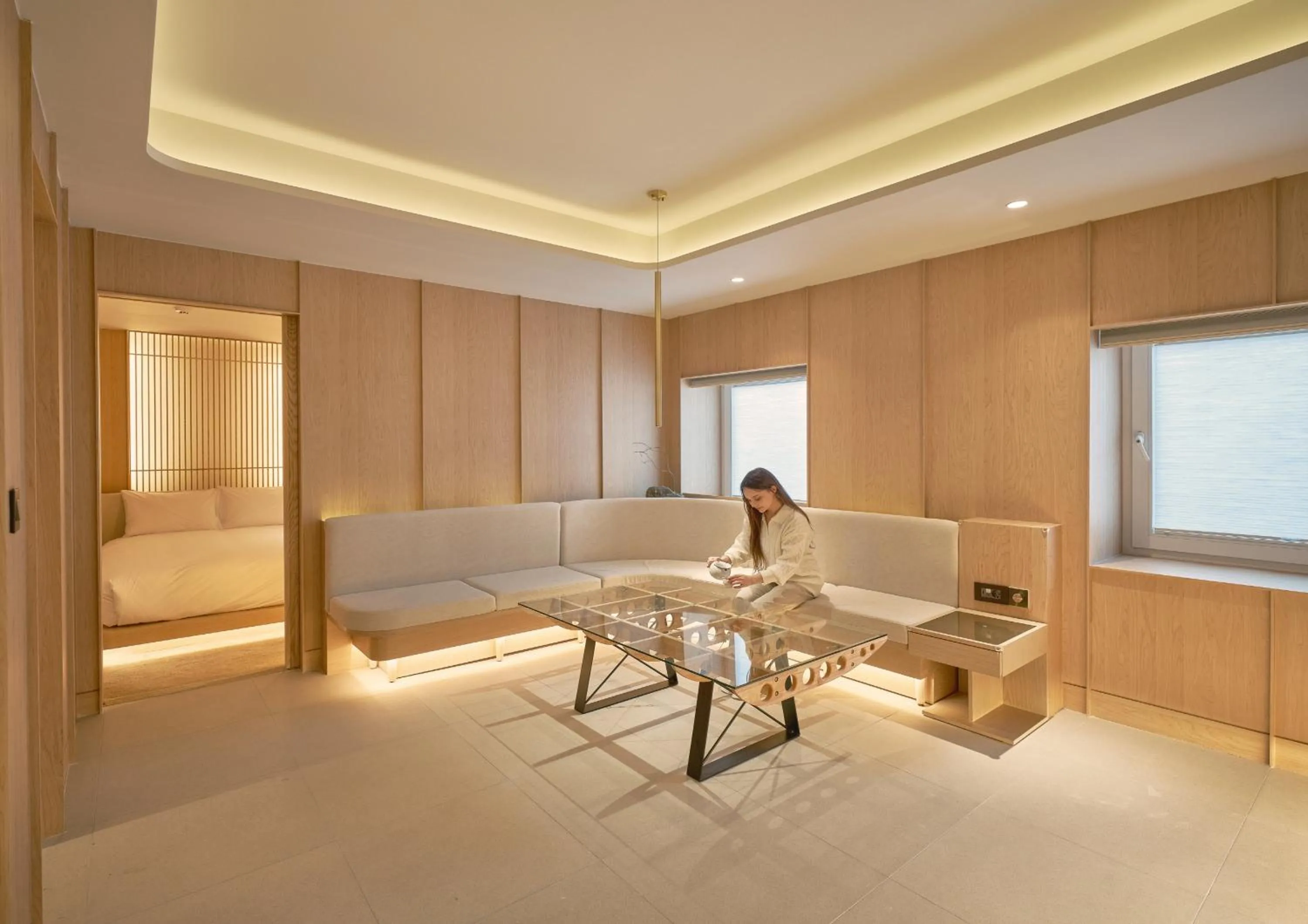 Living room in UH Continental CenterPoint