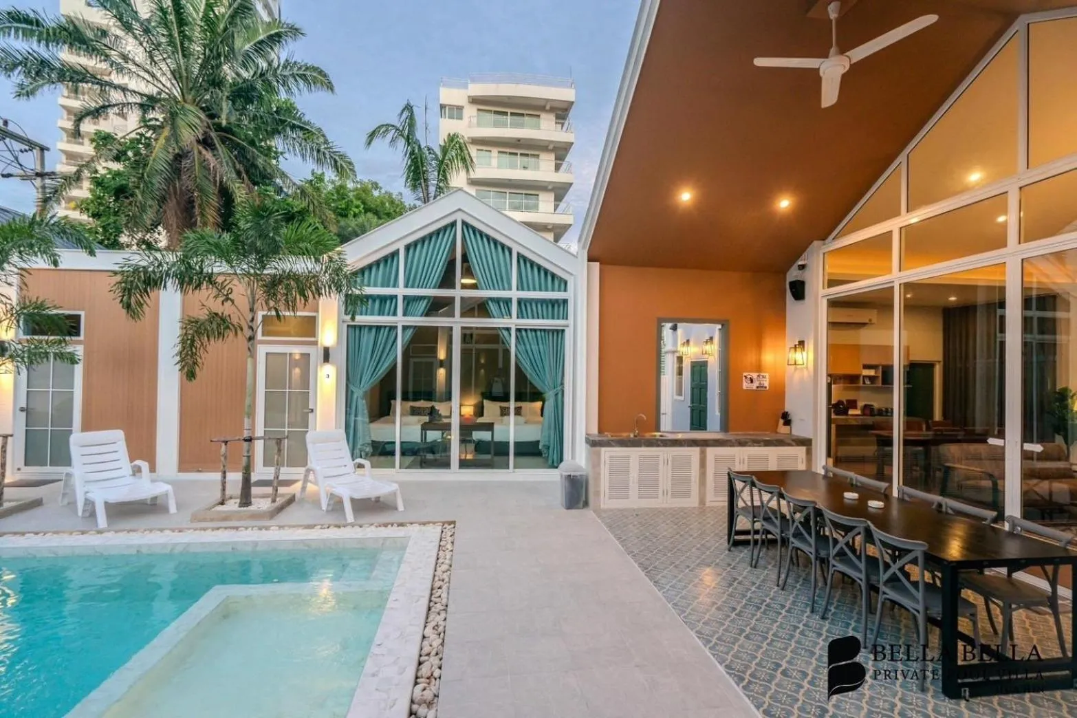 Property building in BellaBella Private Pool Villa Huahin near Beach