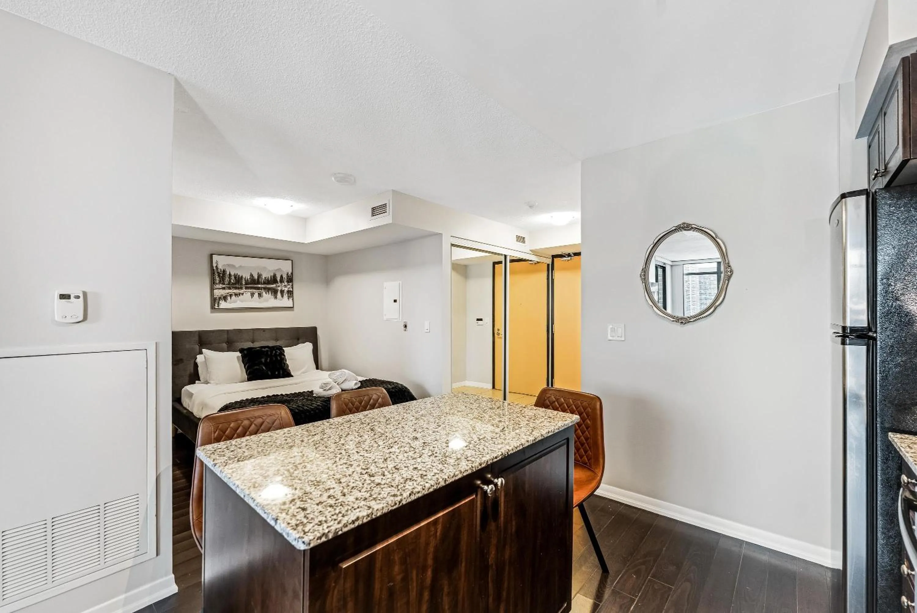 Bed in The Neptune I Suites