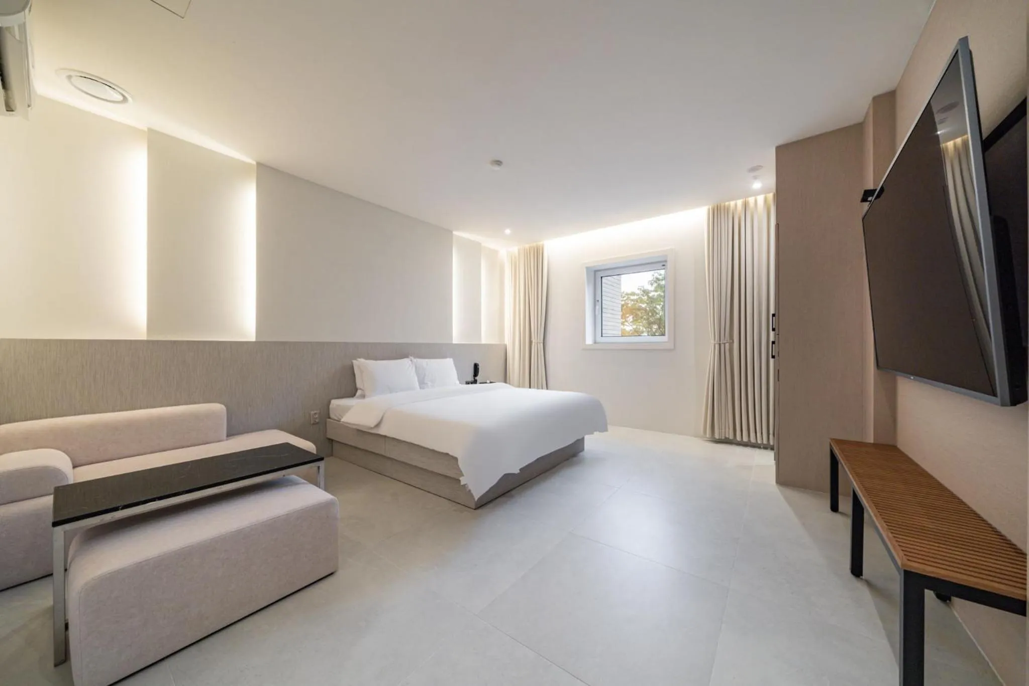 Bed in Hotel THE ART UIWANG