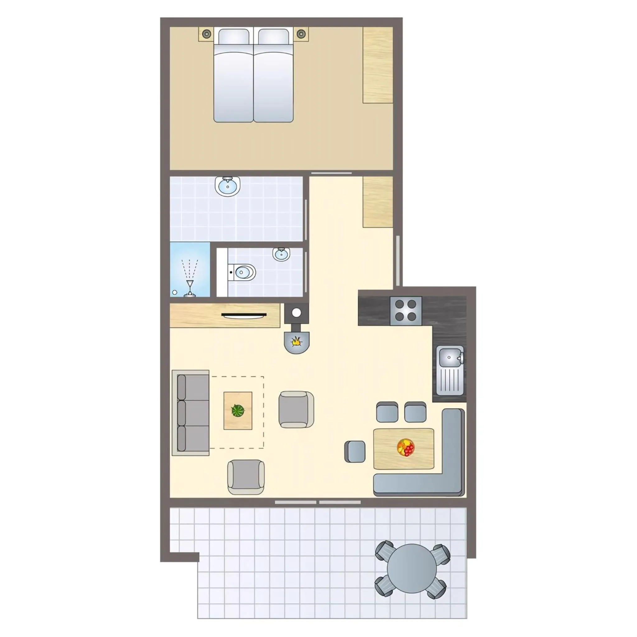 Floor plan in Landal Brandnertal