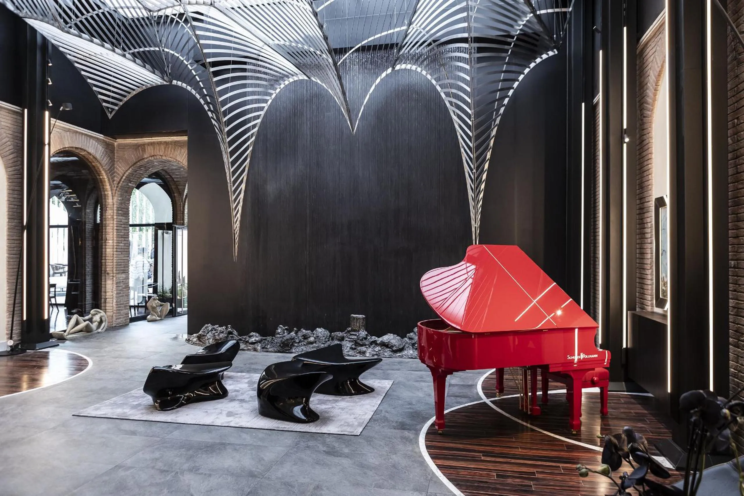 Lobby or reception in ROMEO Roma