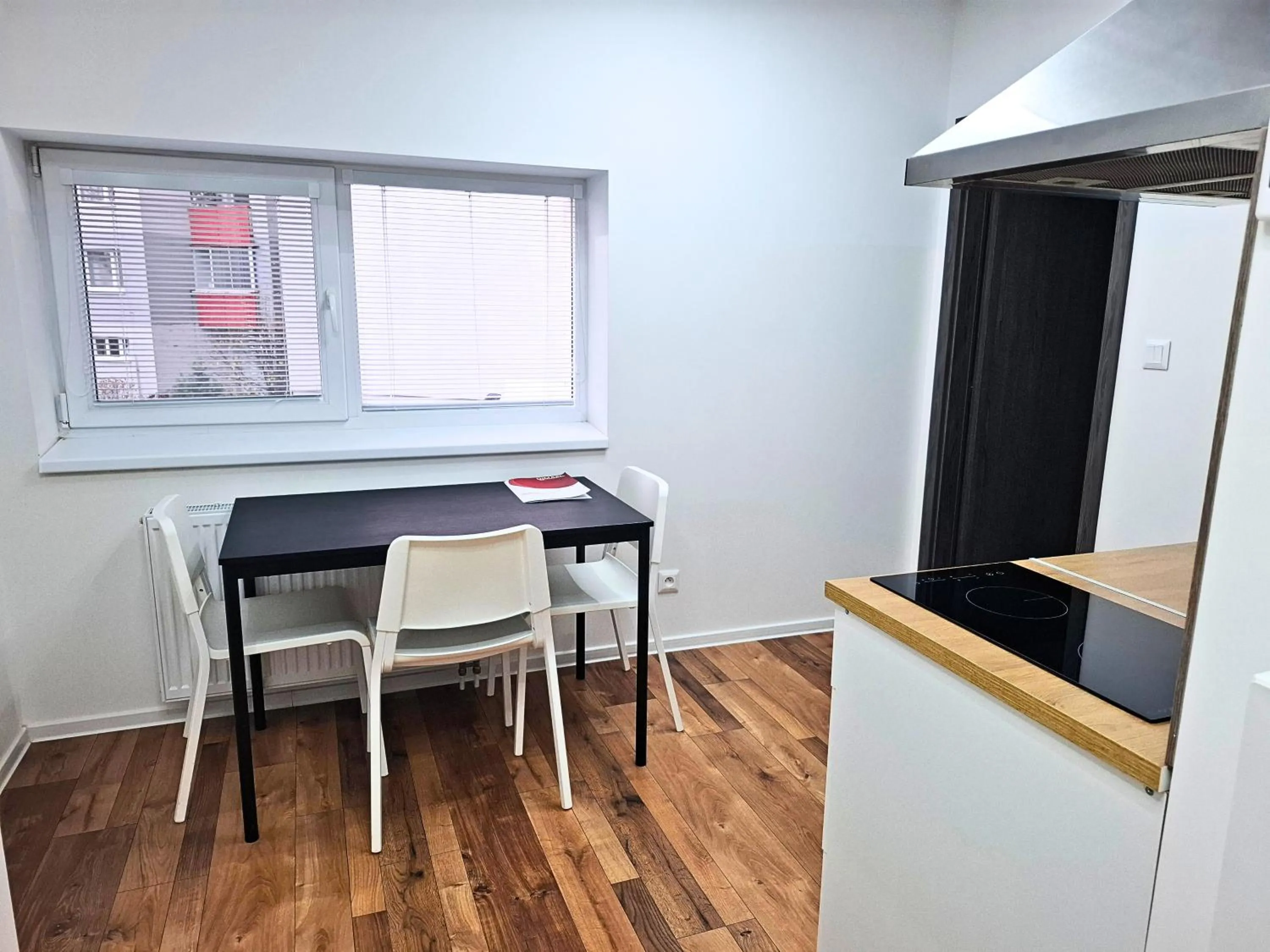 Kitchen or kitchenette in Dimael Hostel & Apartments