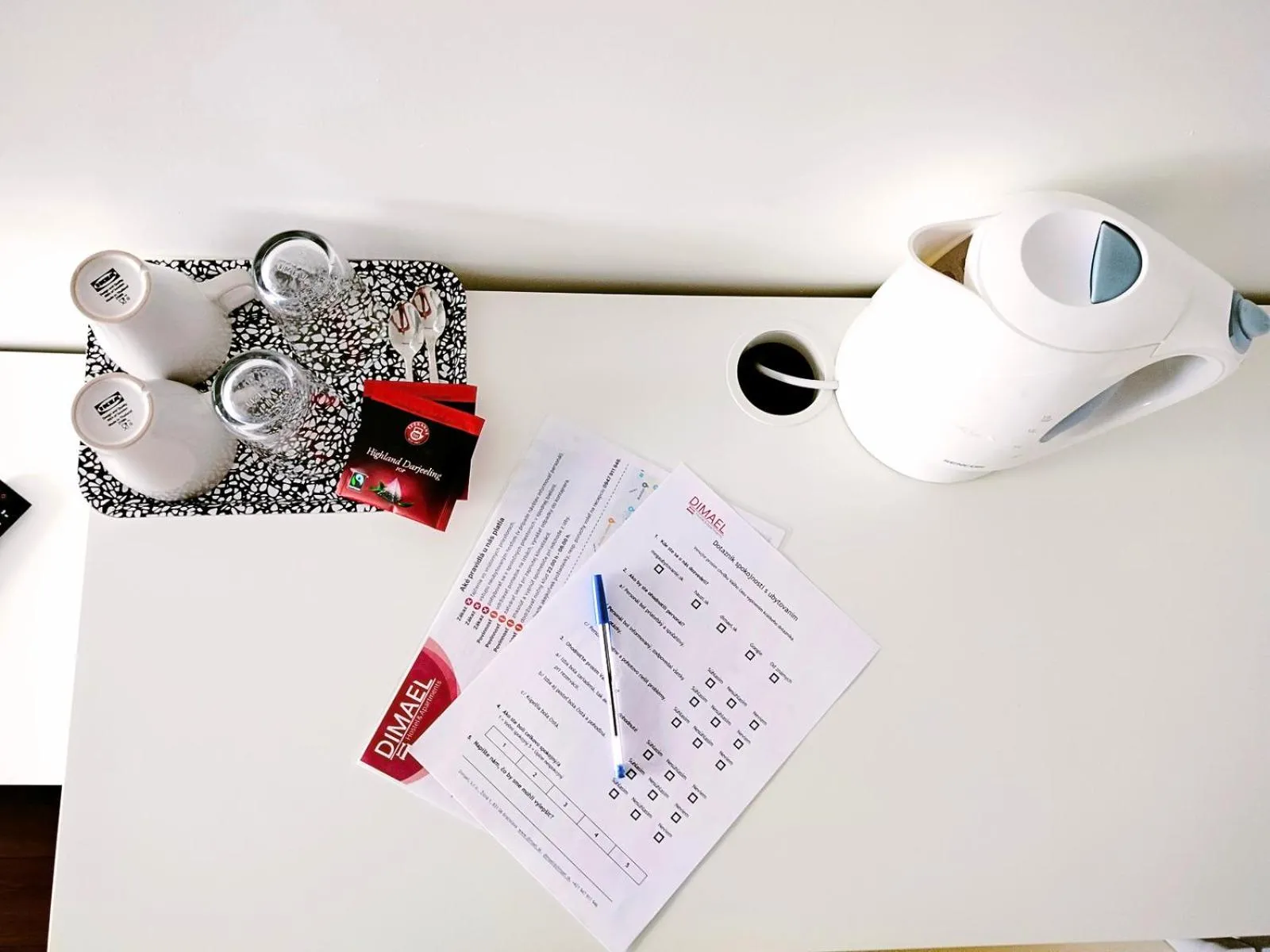 Coffee/tea facilities in Dimael Hostel & Apartments