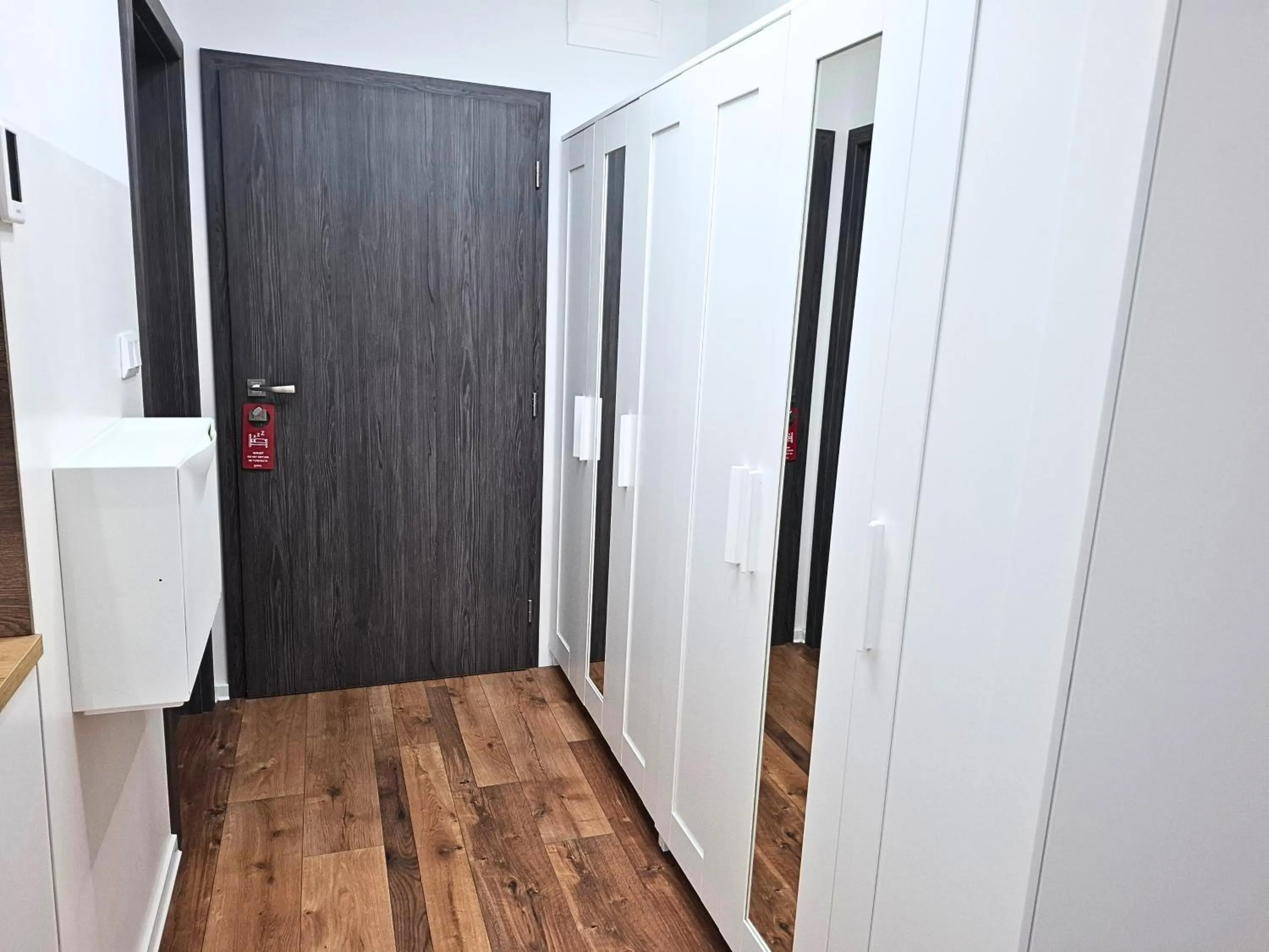 wardrobe in Dimael Hostel & Apartments