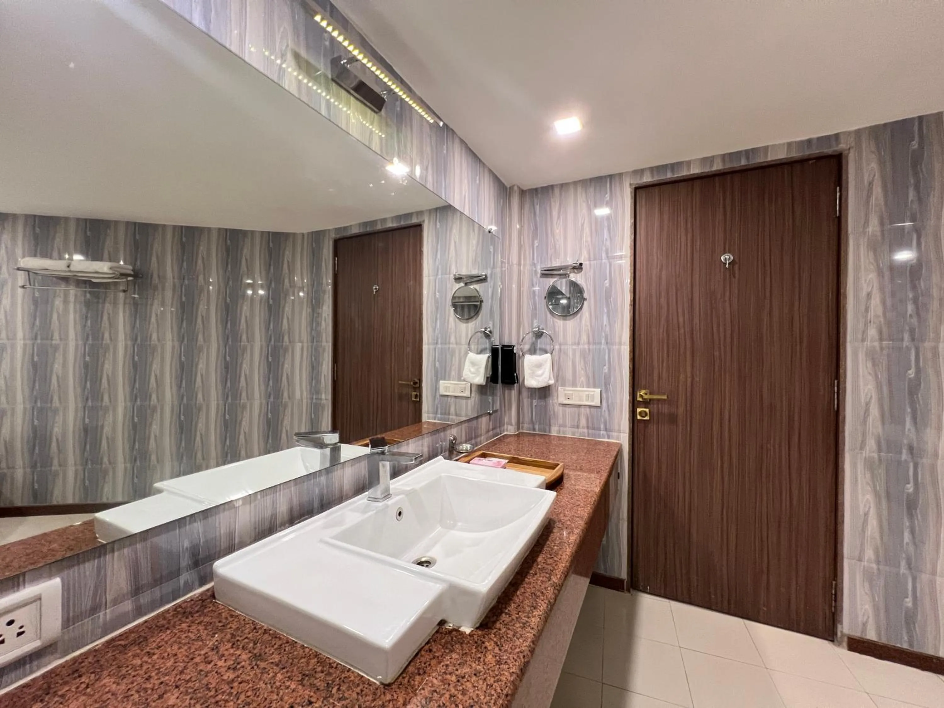 Bathroom in Aayush Resort Karjat