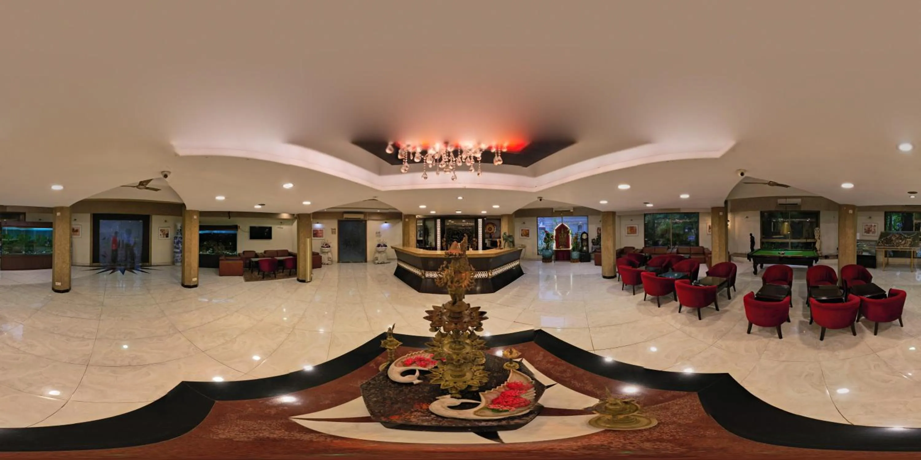 Lobby or reception in Aayush Resort Karjat