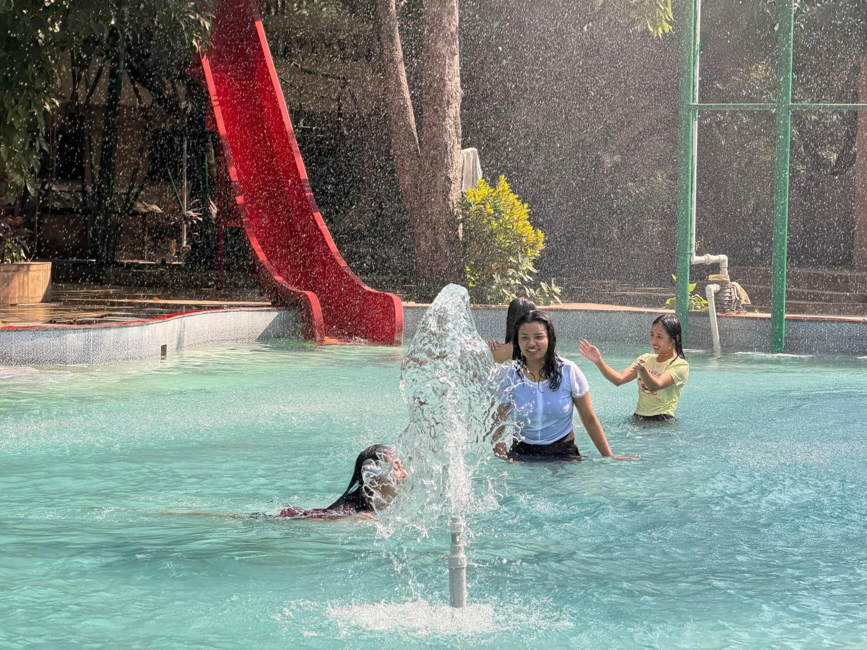 Swimming pool in Aayush Resort Karjat