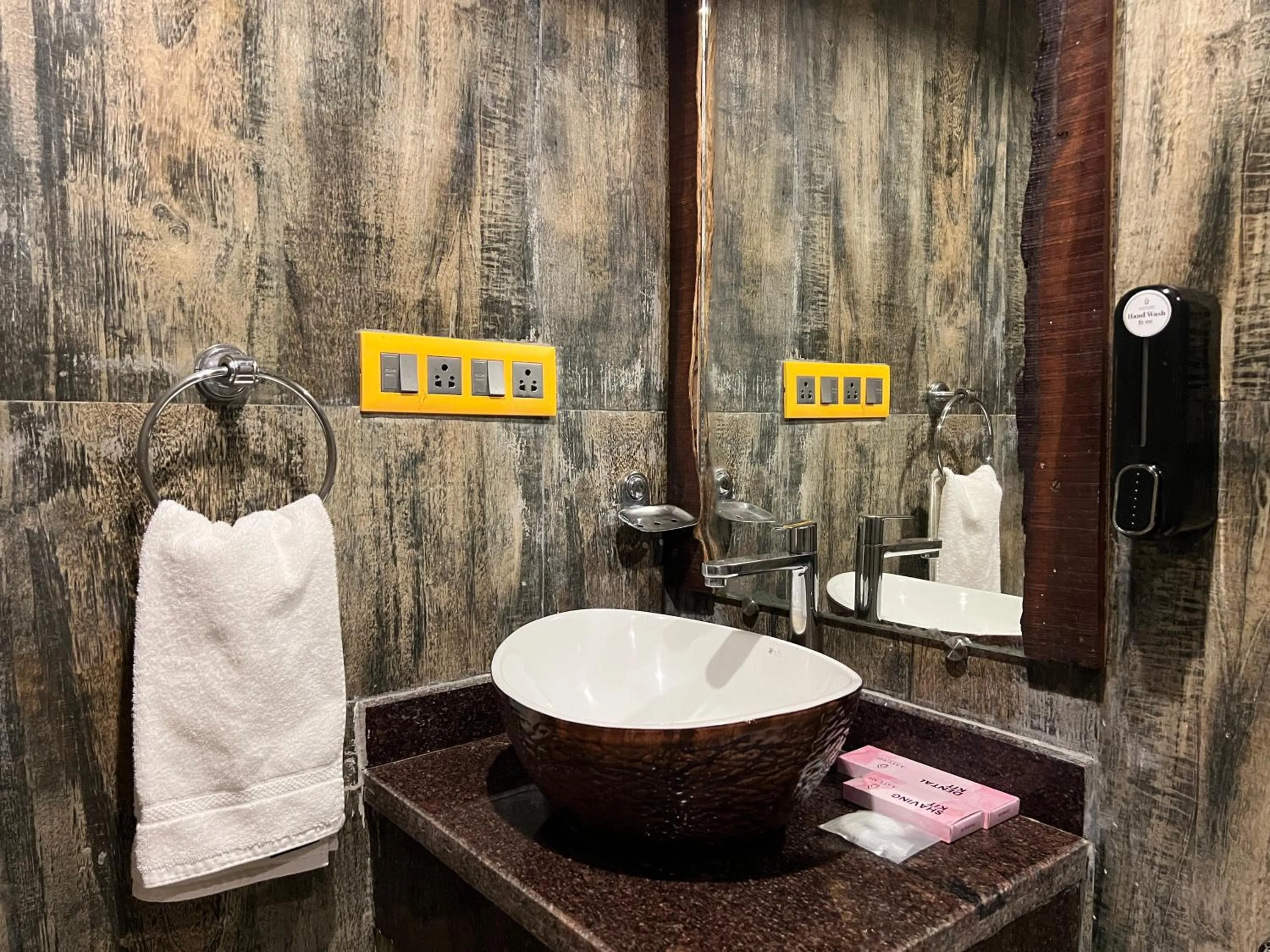 Bathroom in Aayush Resort Karjat