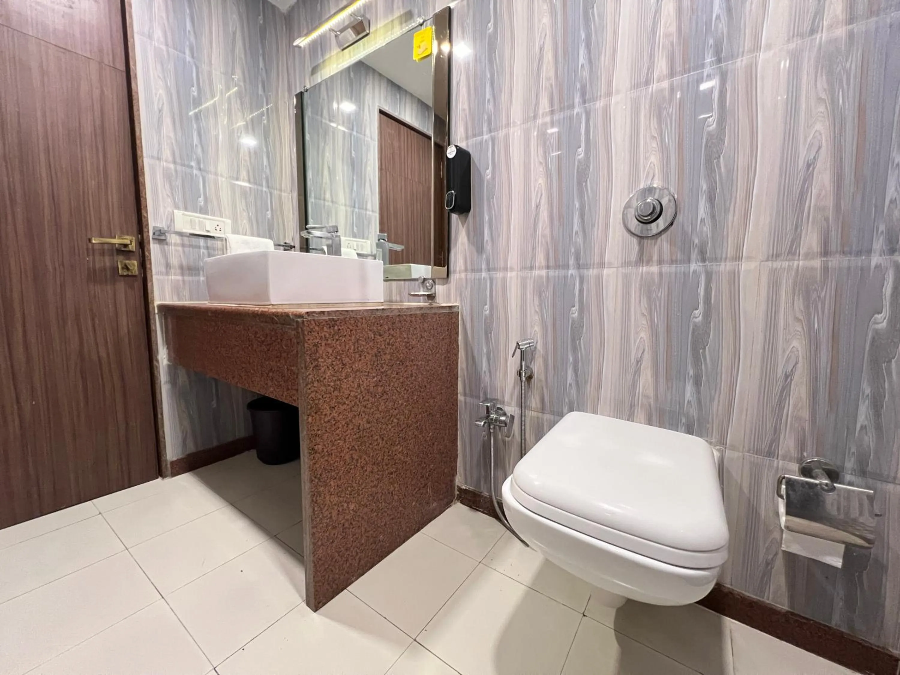 Toilet in Aayush Resort Karjat