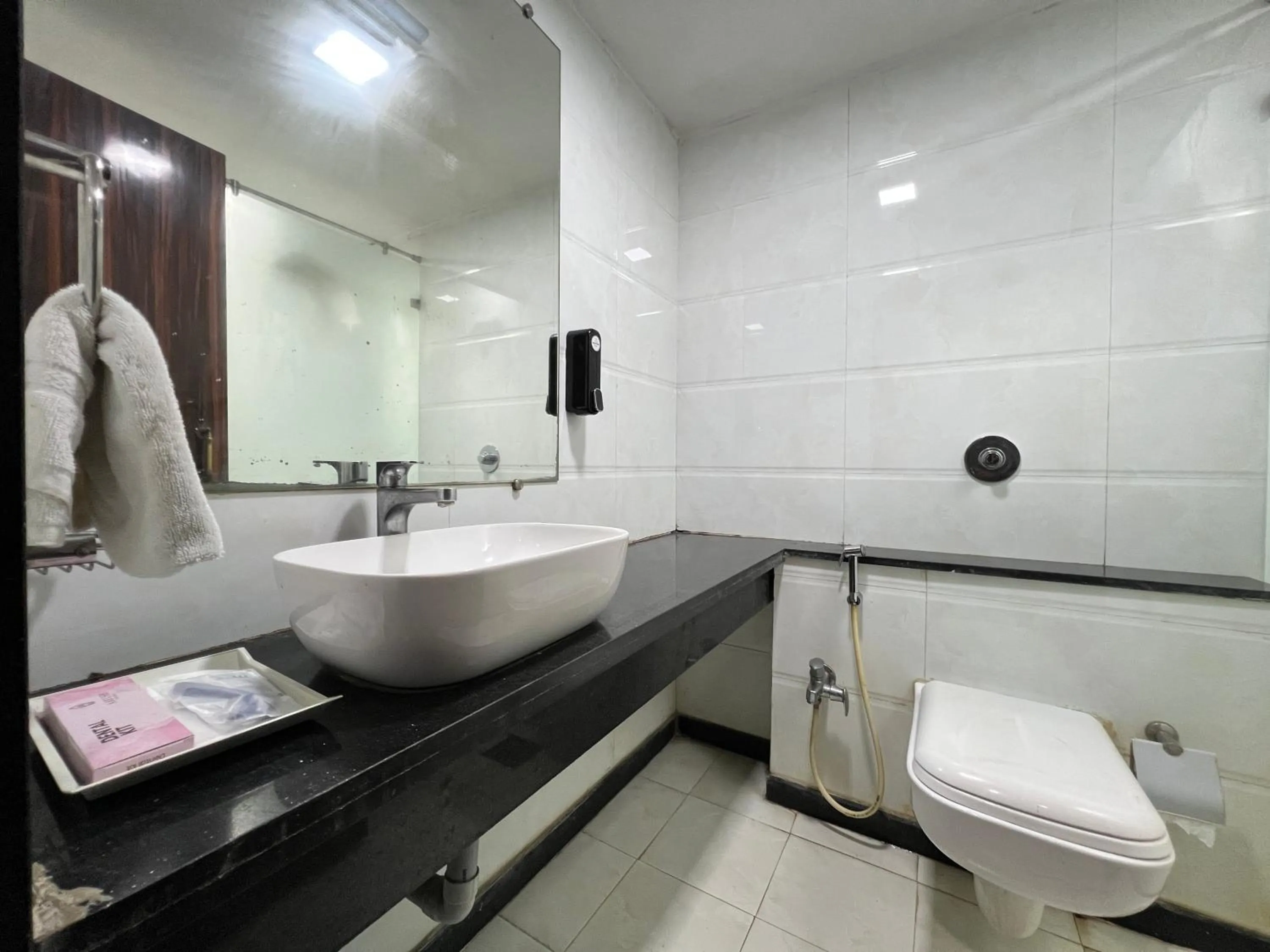 Toilet in Aayush Resort Karjat