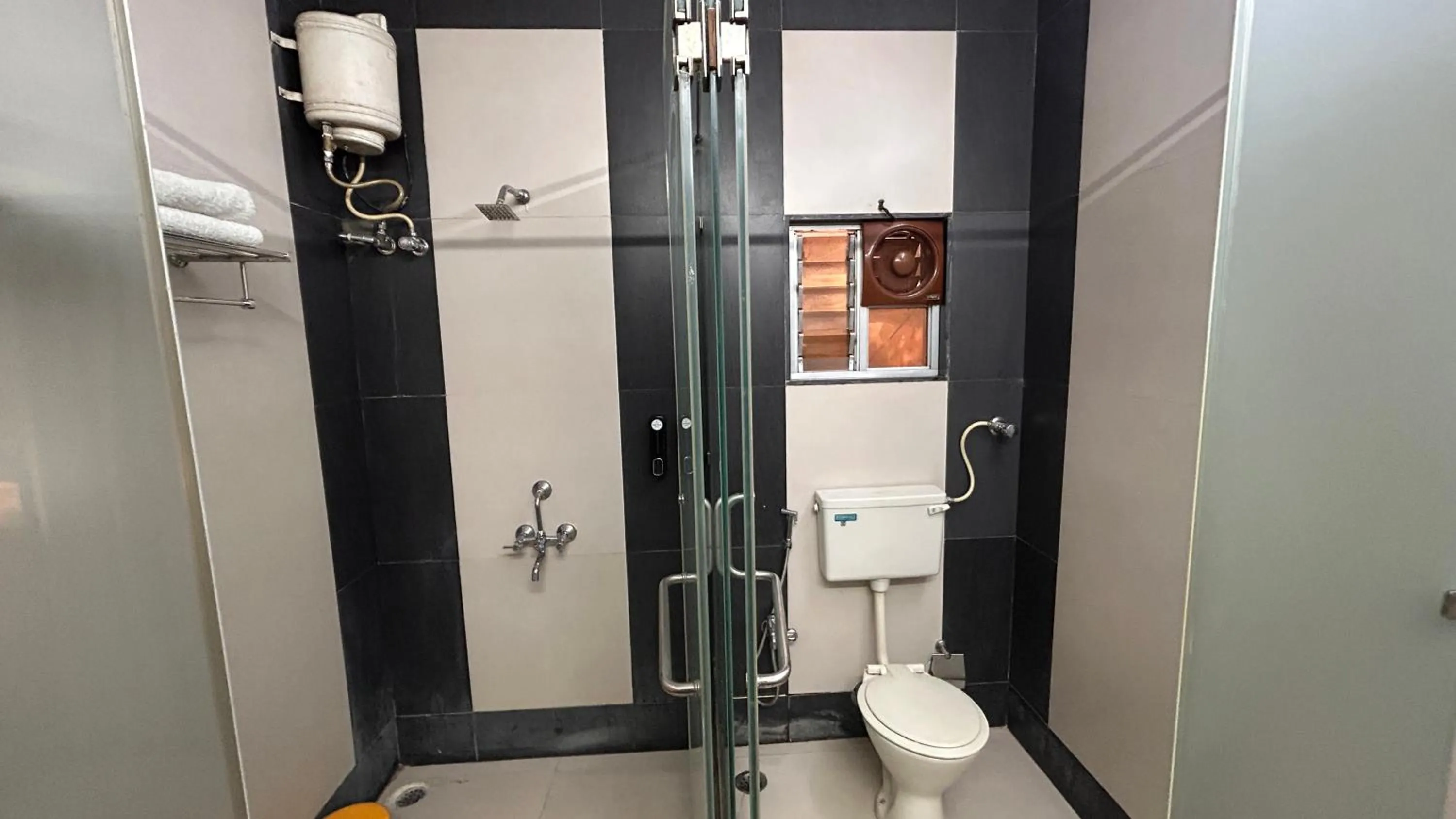 Shower in Aayush Resort Karjat