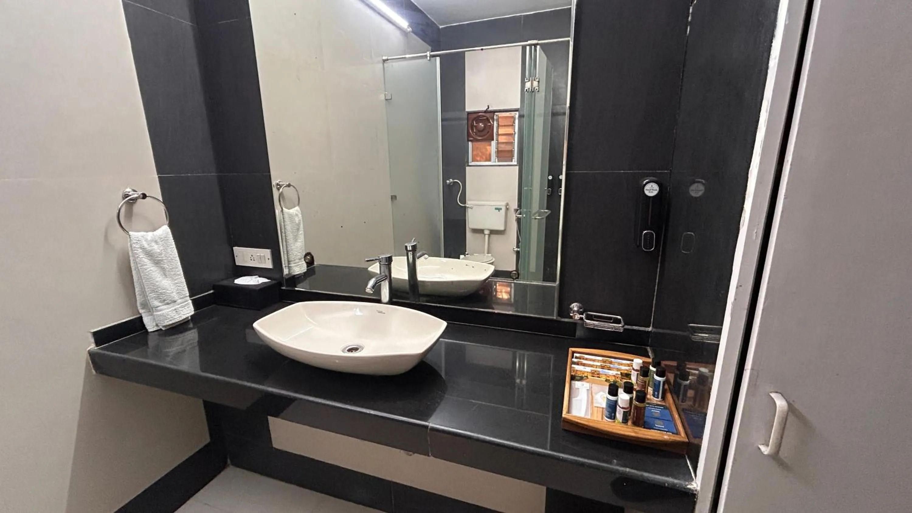 Bathroom in Aayush Resort Karjat