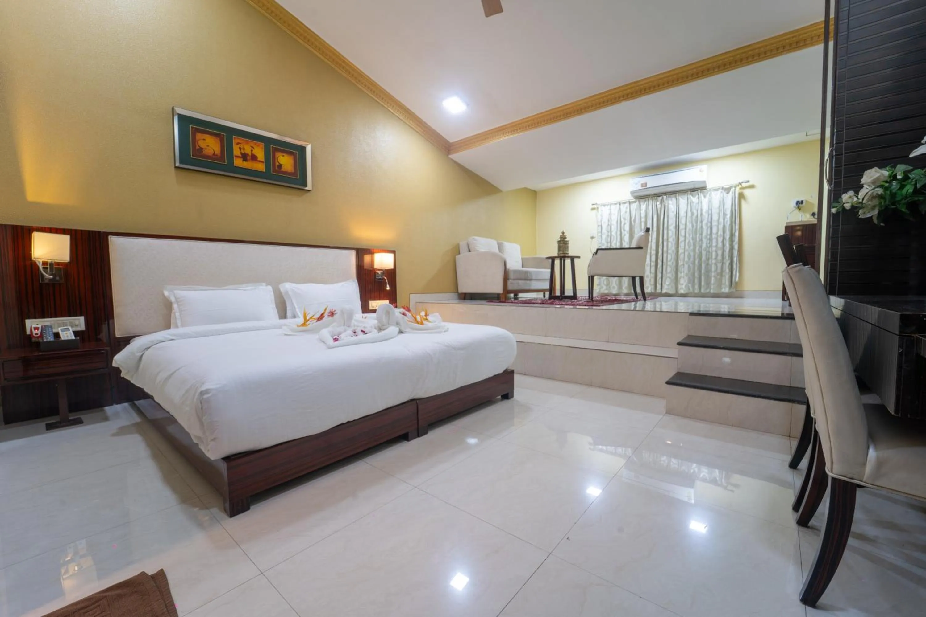 Bedroom, Bed in Aayush Resort Karjat