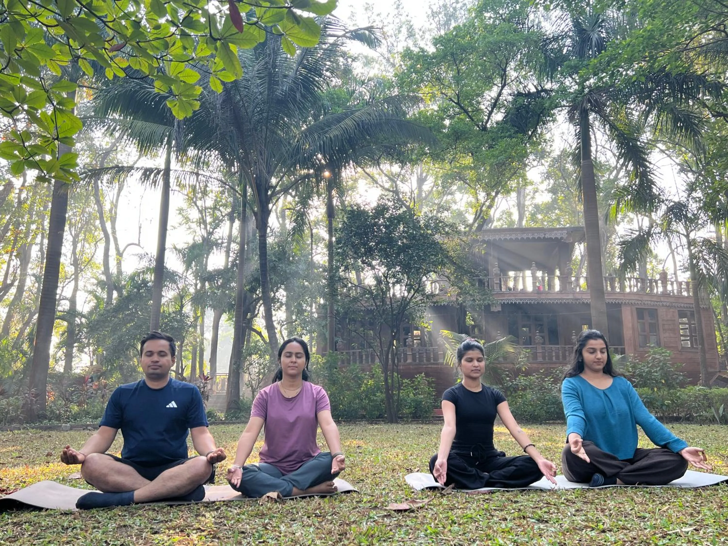 People in Aayush Resort Karjat
