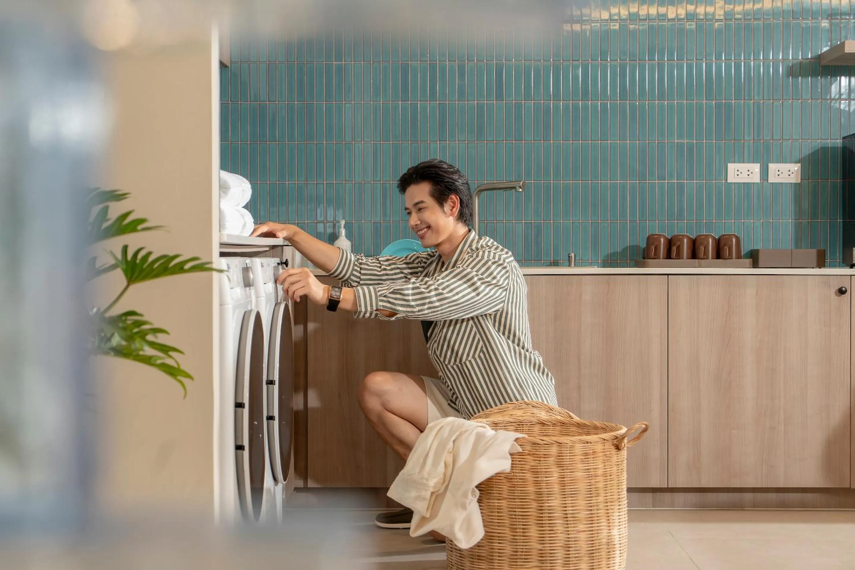 washing machine in P-Park Hotel Pattaya