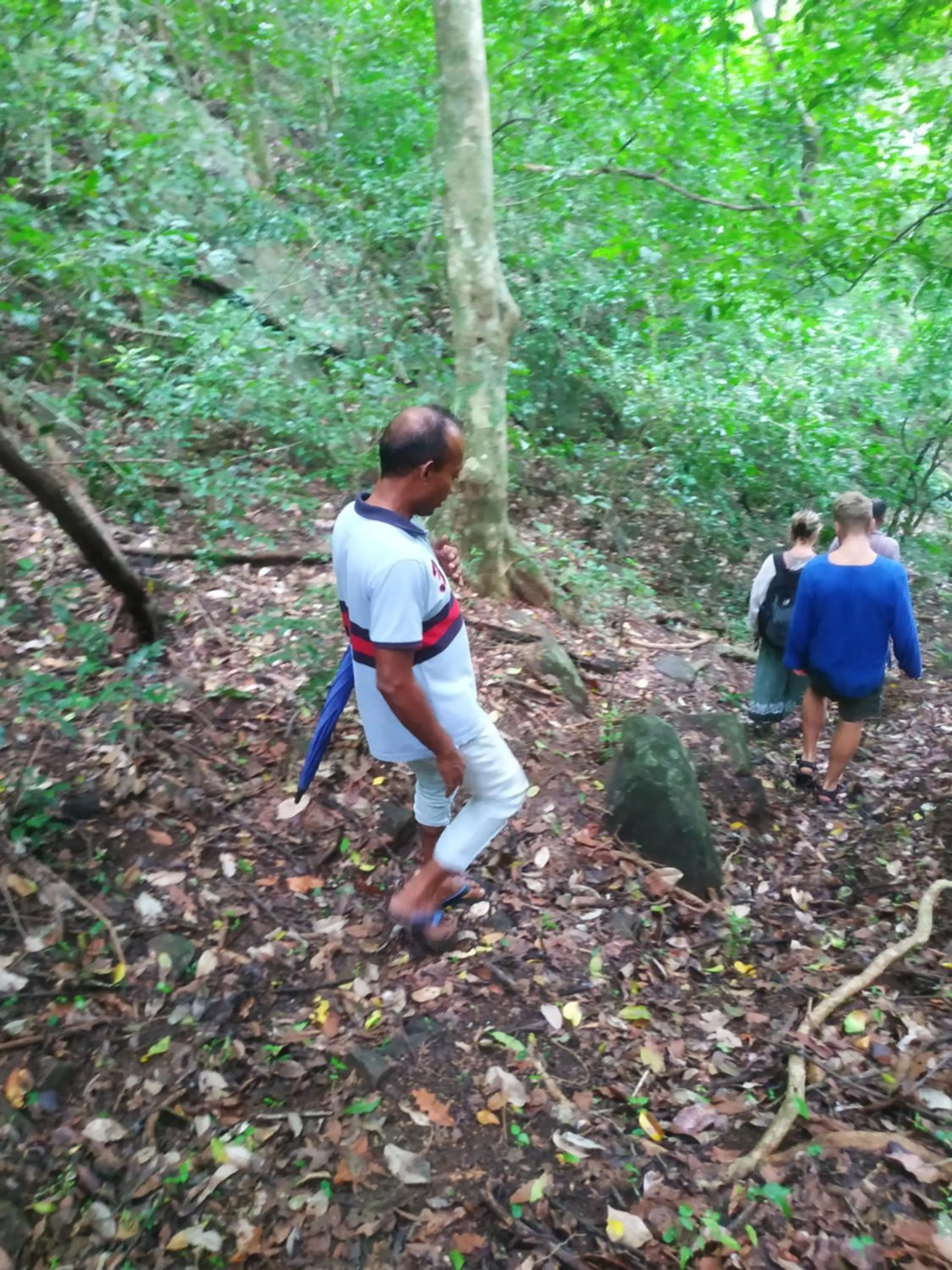 Hiking in Green heaven safari resort Udawalawa